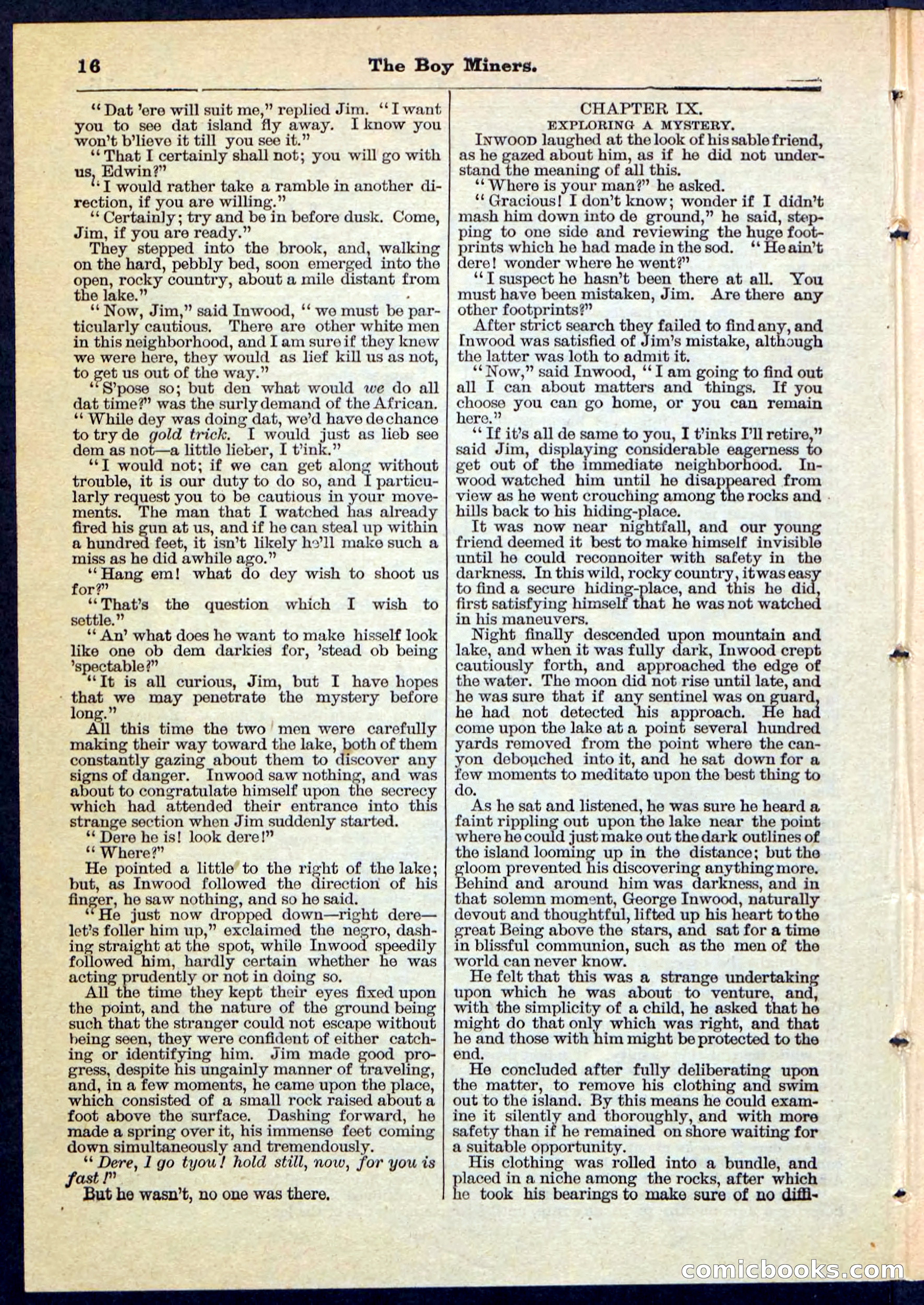 The Boy Miners; or, The Enchanted Island — page 16 of 32