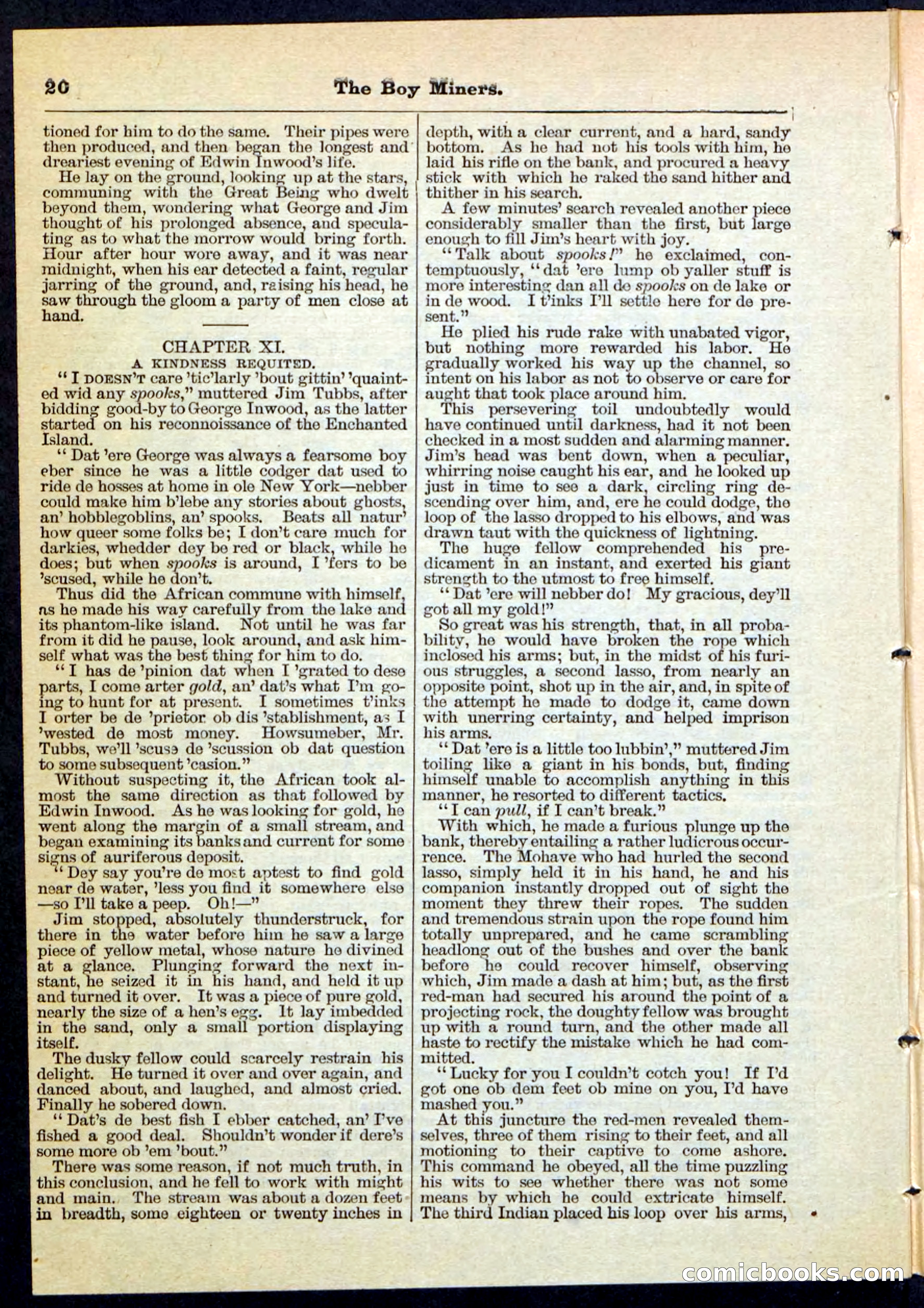 The Boy Miners; or, The Enchanted Island — page 20 of 32