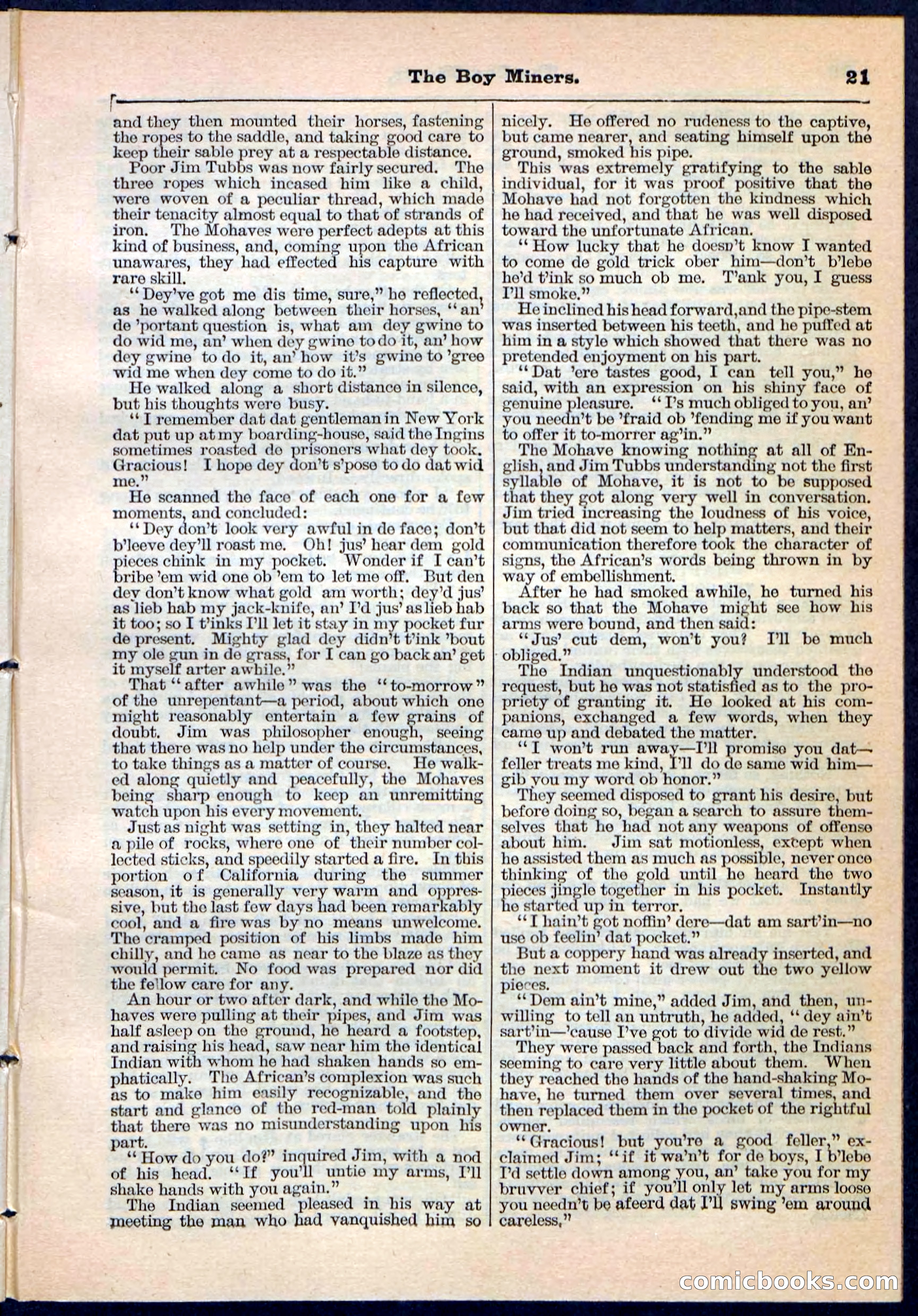 The Boy Miners; or, The Enchanted Island — page 21 of 32