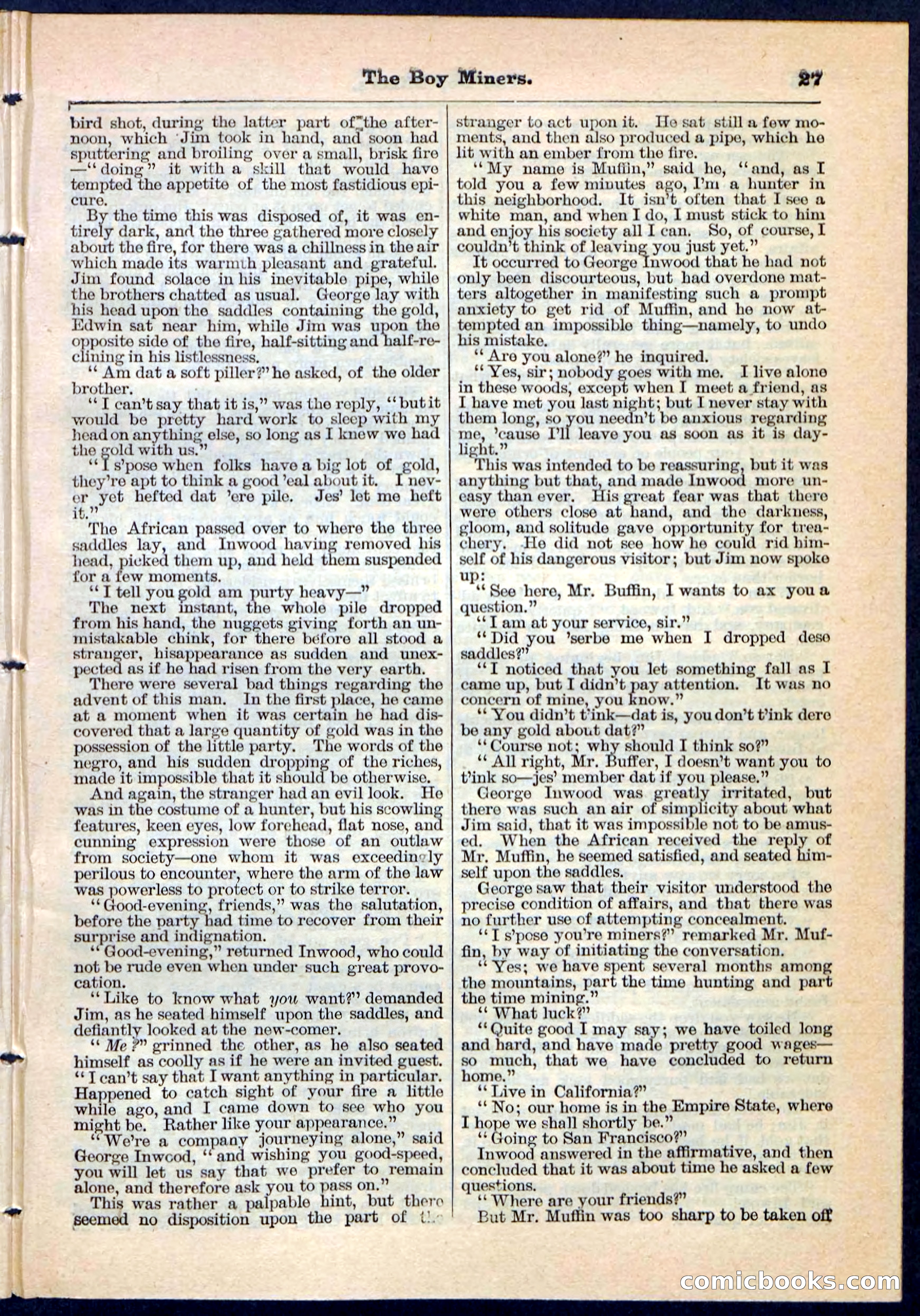 The Boy Miners; or, The Enchanted Island — page 27 of 32