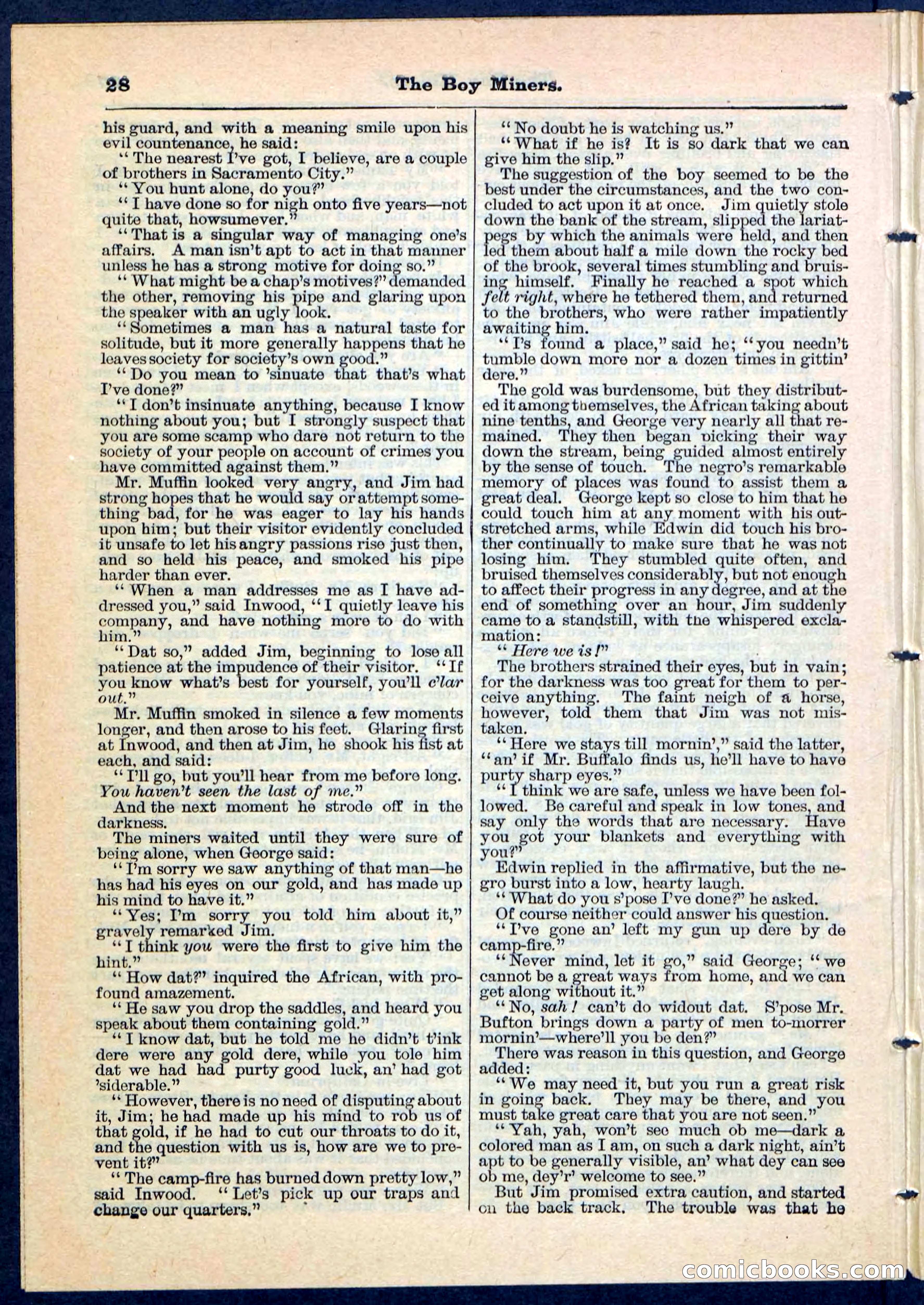 The Boy Miners; or, The Enchanted Island — page 28 of 32