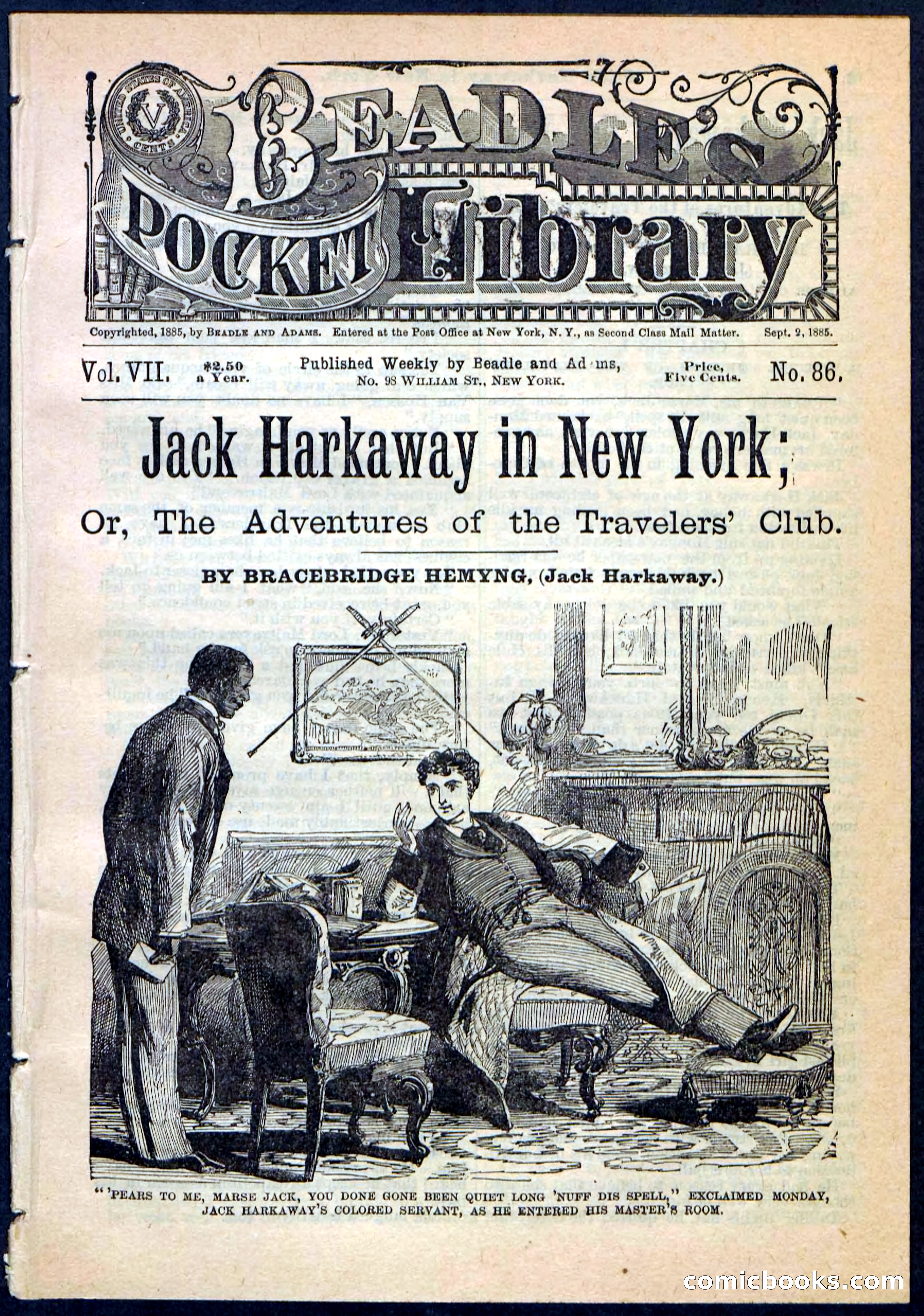 Beadle's Pocket Library No. 86