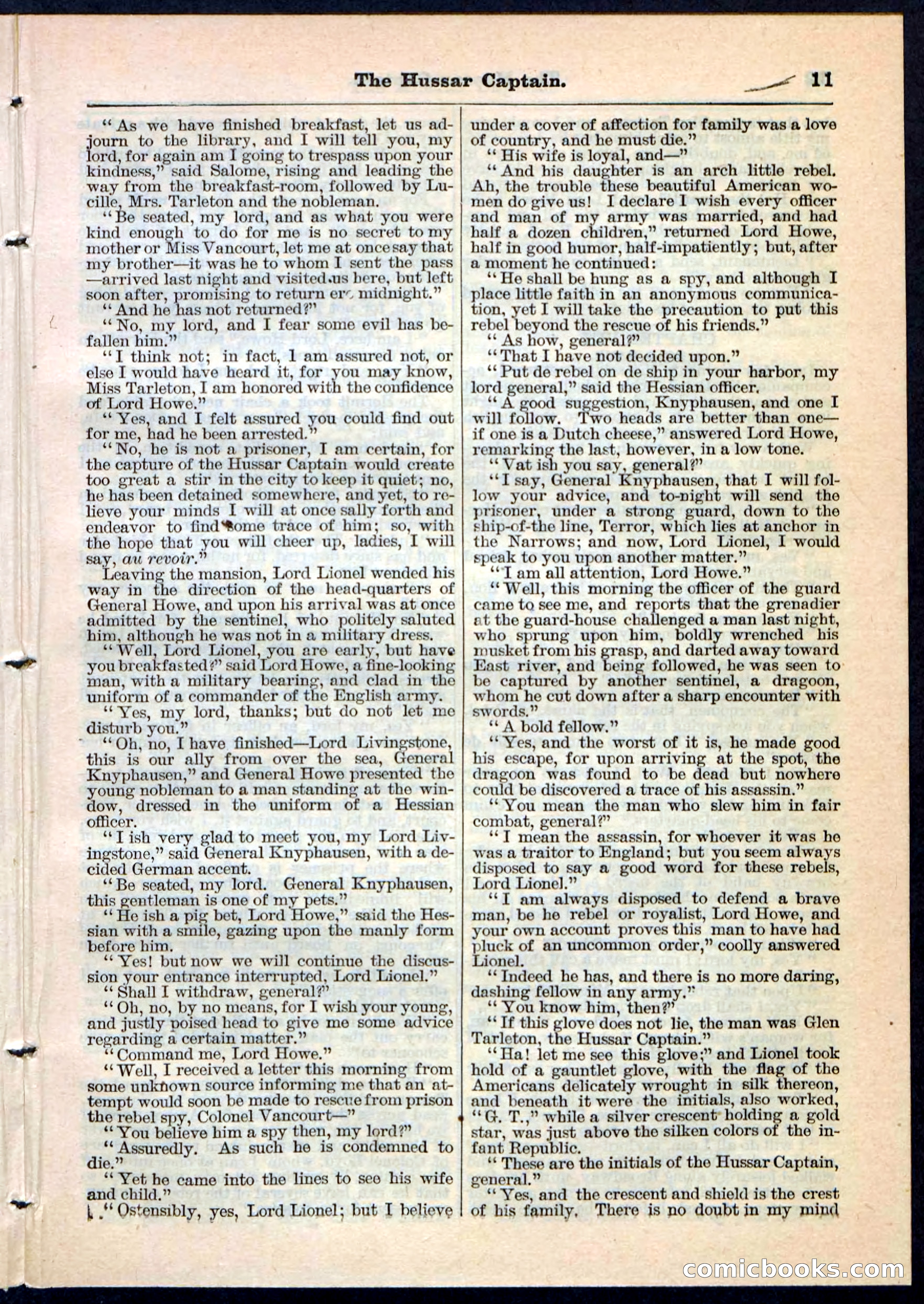 The Hussar Captain — page 11 of 32