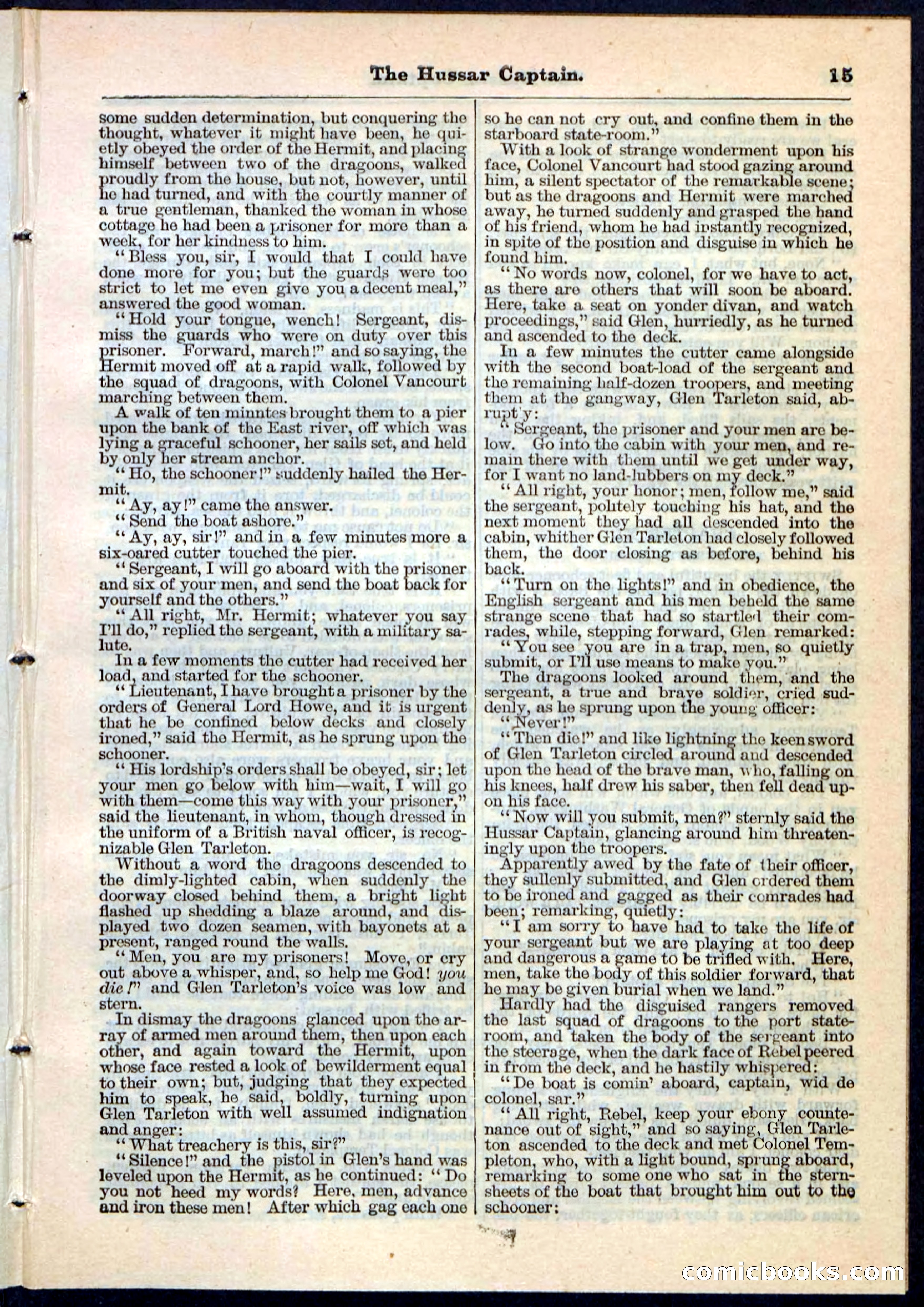 The Hussar Captain — page 15 of 32