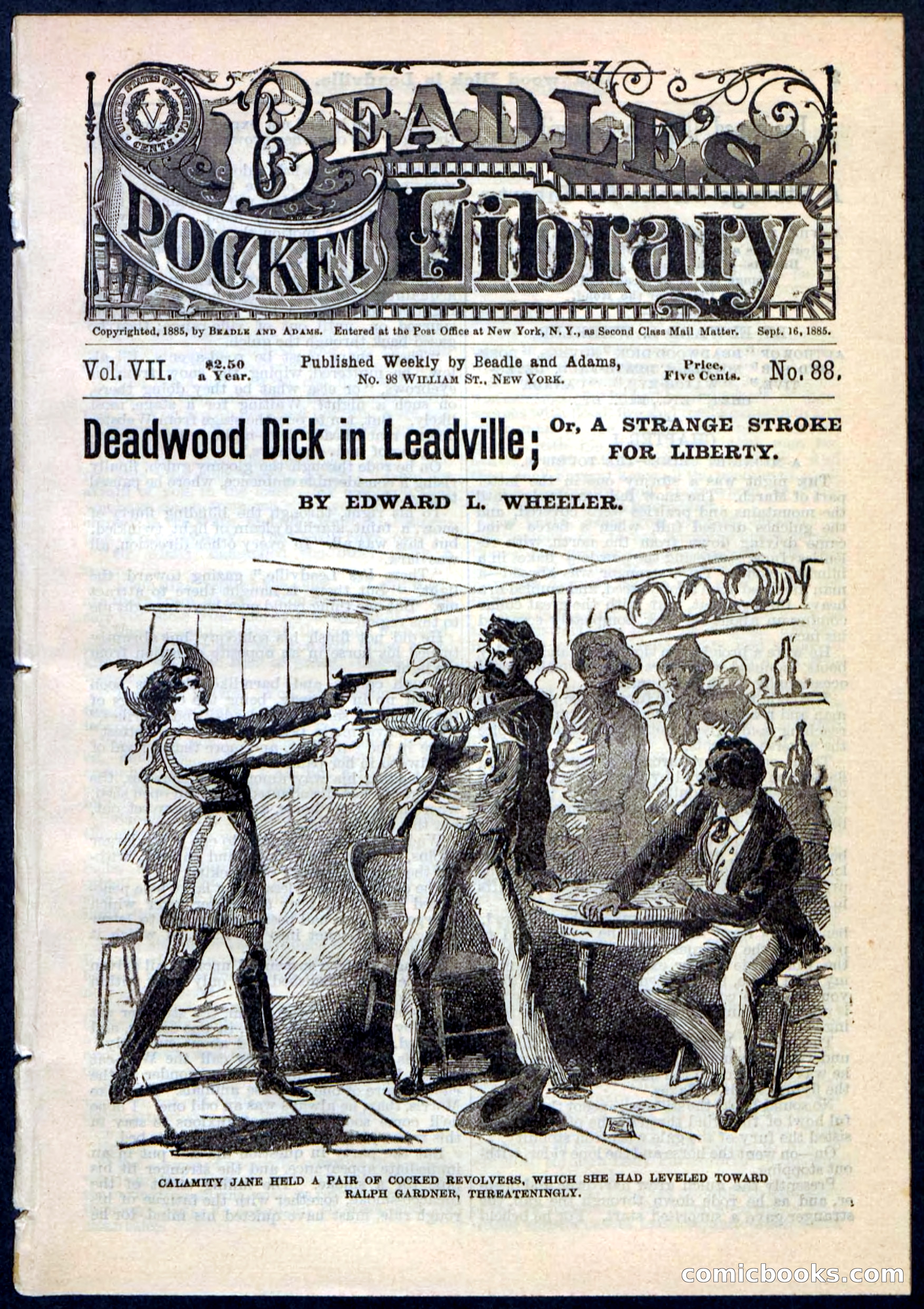 Beadle's Pocket Library No. 88