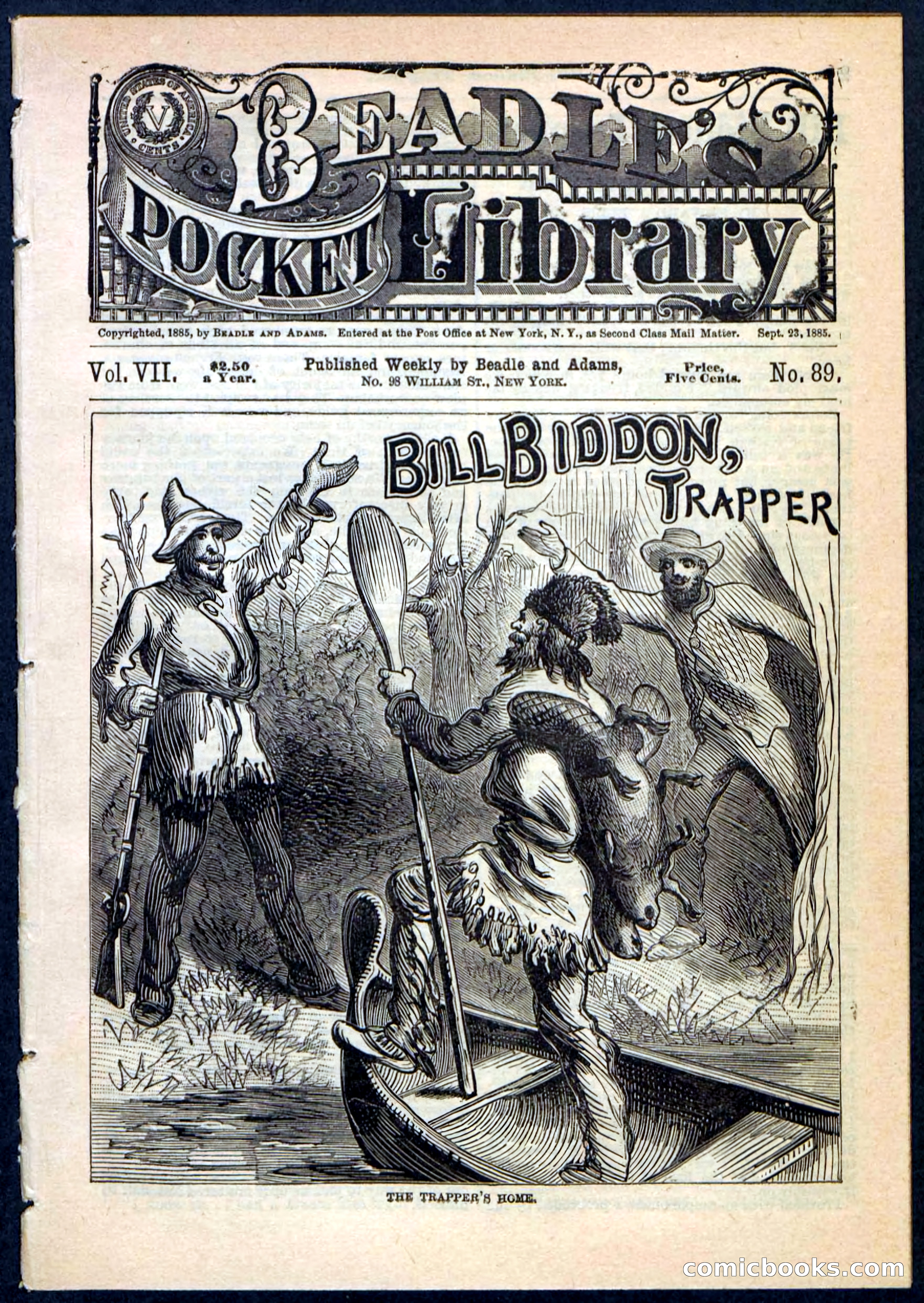 Beadle's Pocket Library No. 89 — page 1 of 32