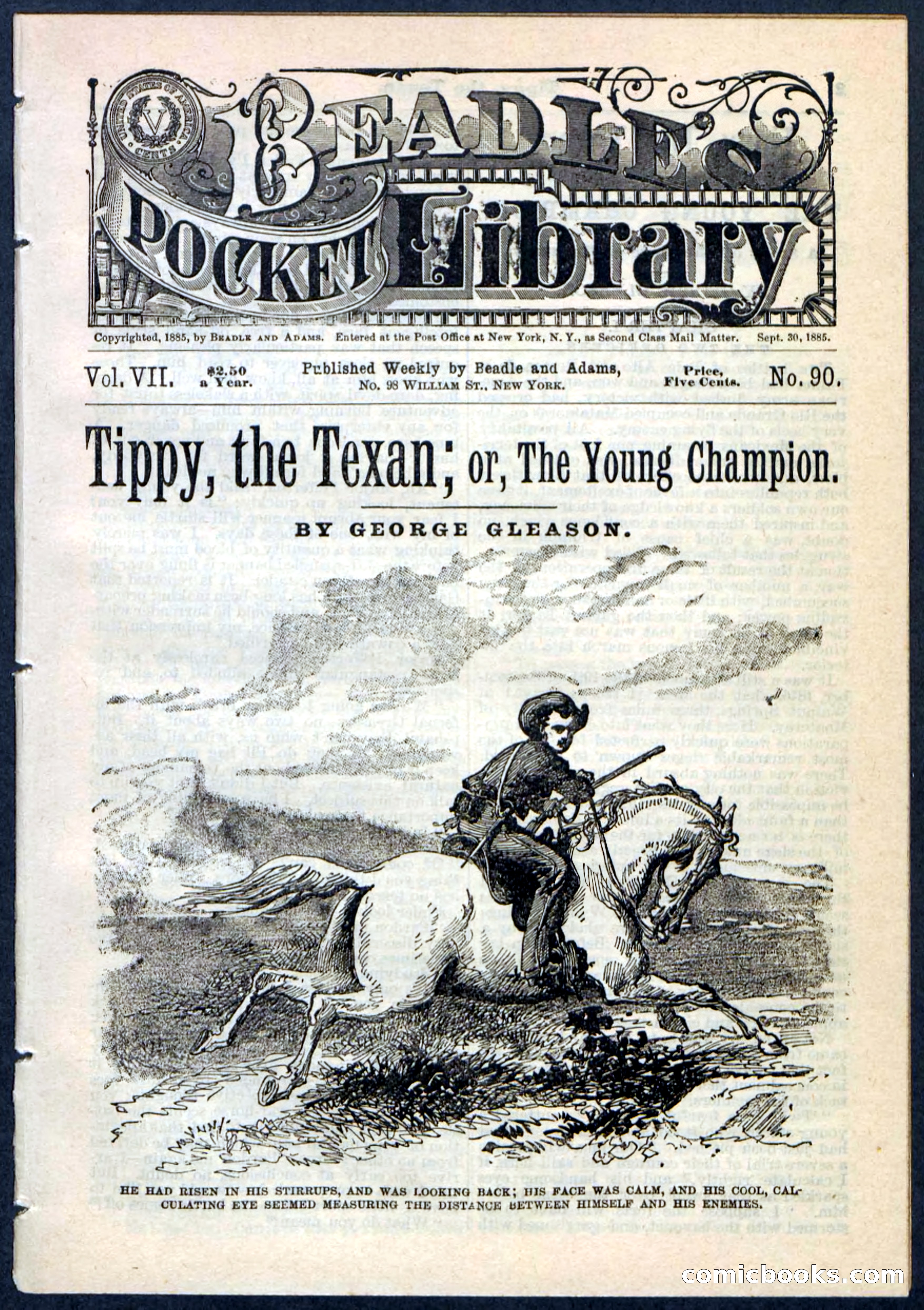 Beadle's Pocket Library No. 90