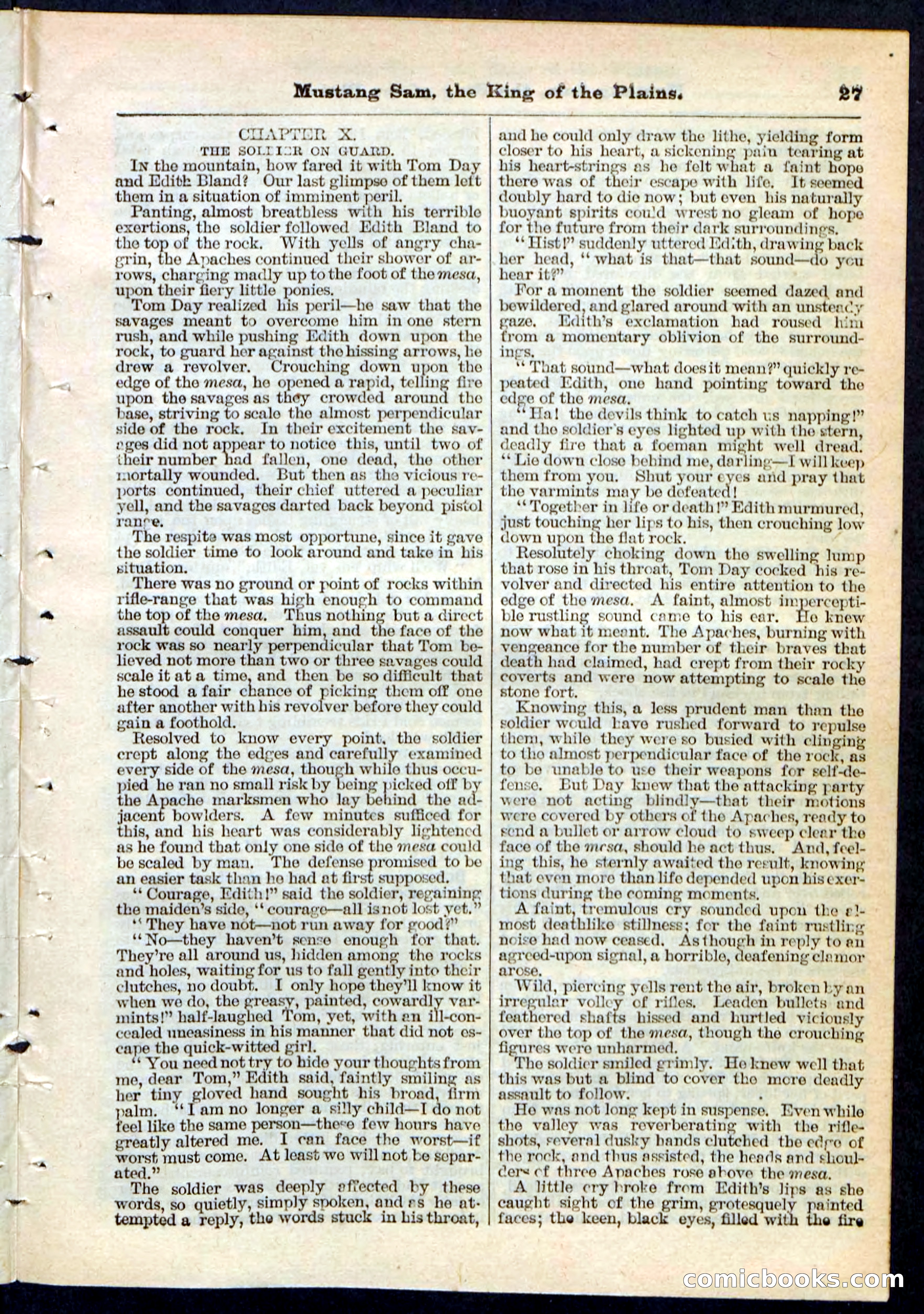 Beadle's Pocket Library No. 91 — page 27 of 32