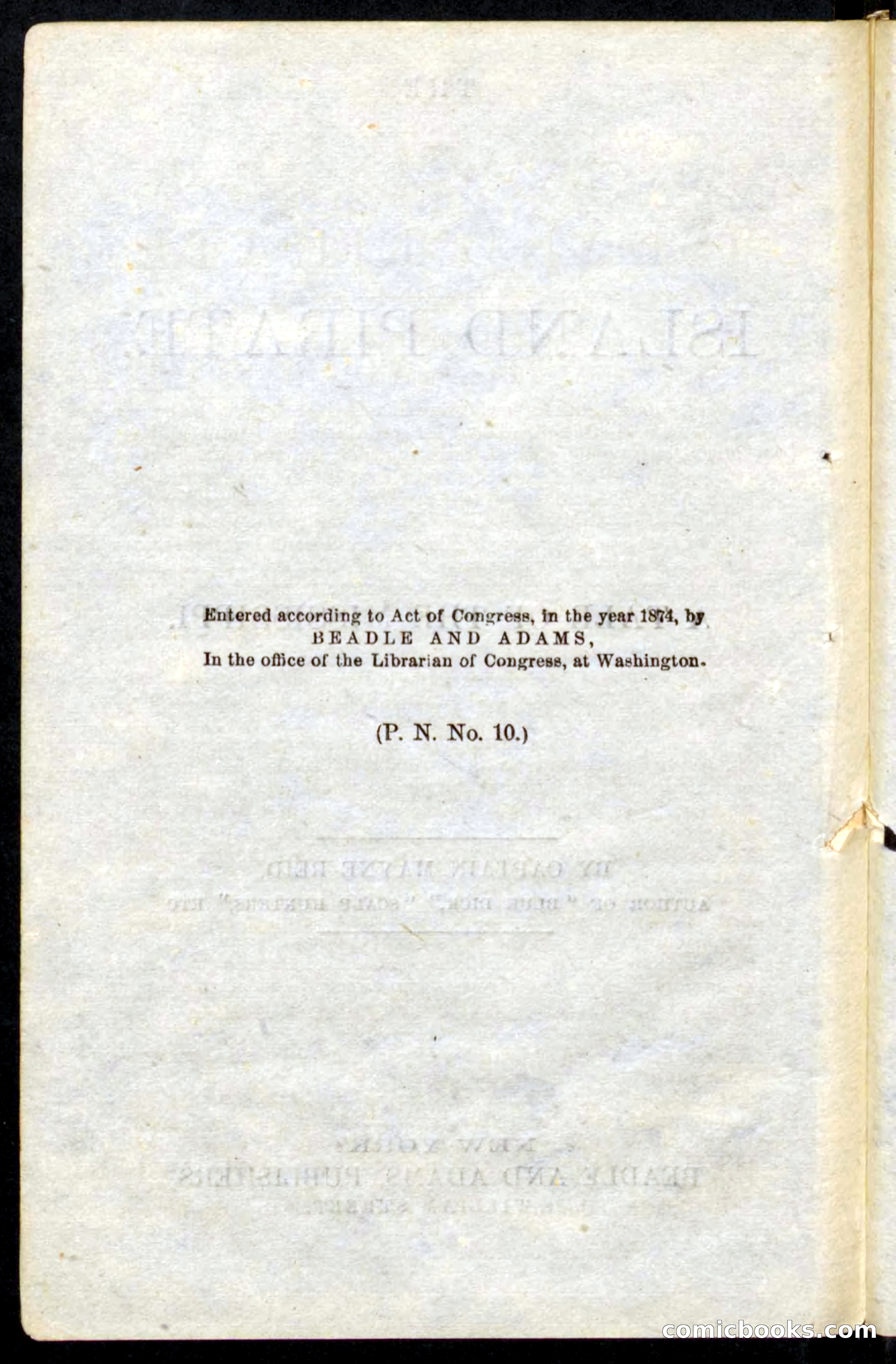 Beadle's Pocket Novels No. 10 — page 6 of 100