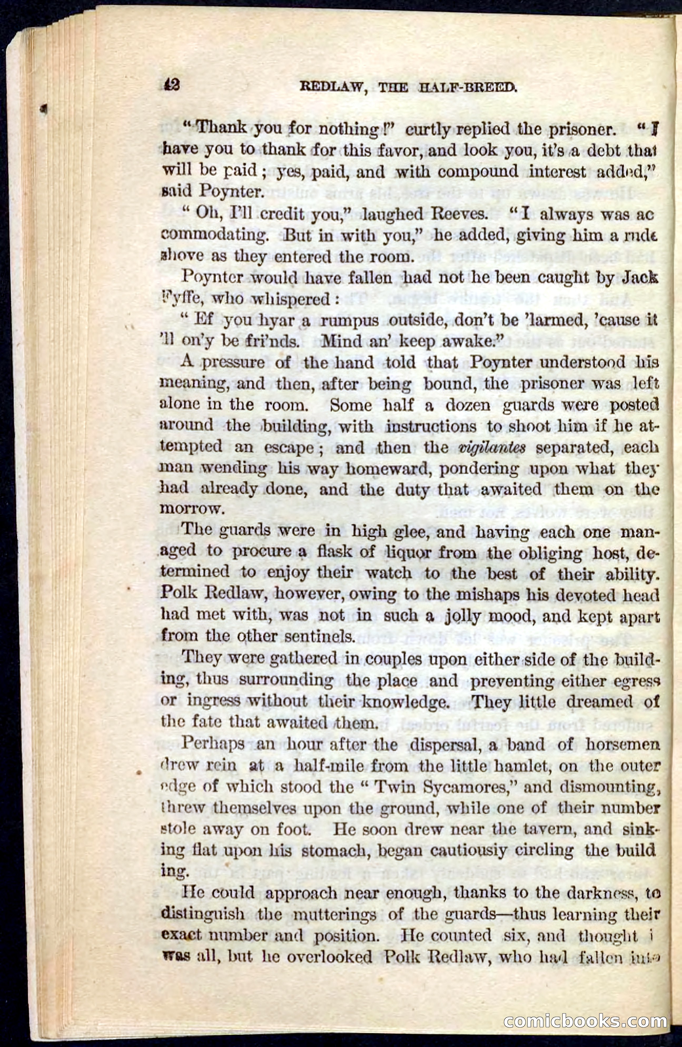 Beadle's Pocket Novels No. 101: Redlaw, the Half-Breed — page 38 of 100