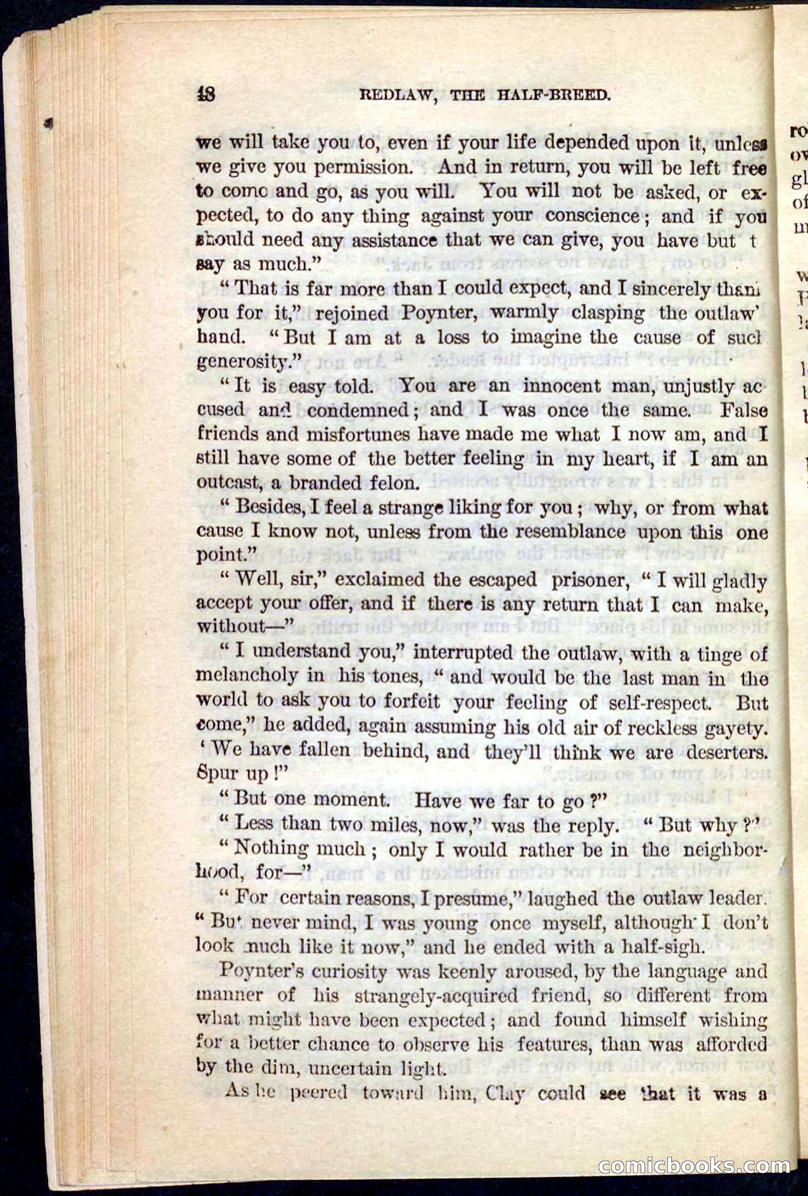 Beadle's Pocket Novels No. 101: Redlaw, the Half-Breed — page 44 of 100