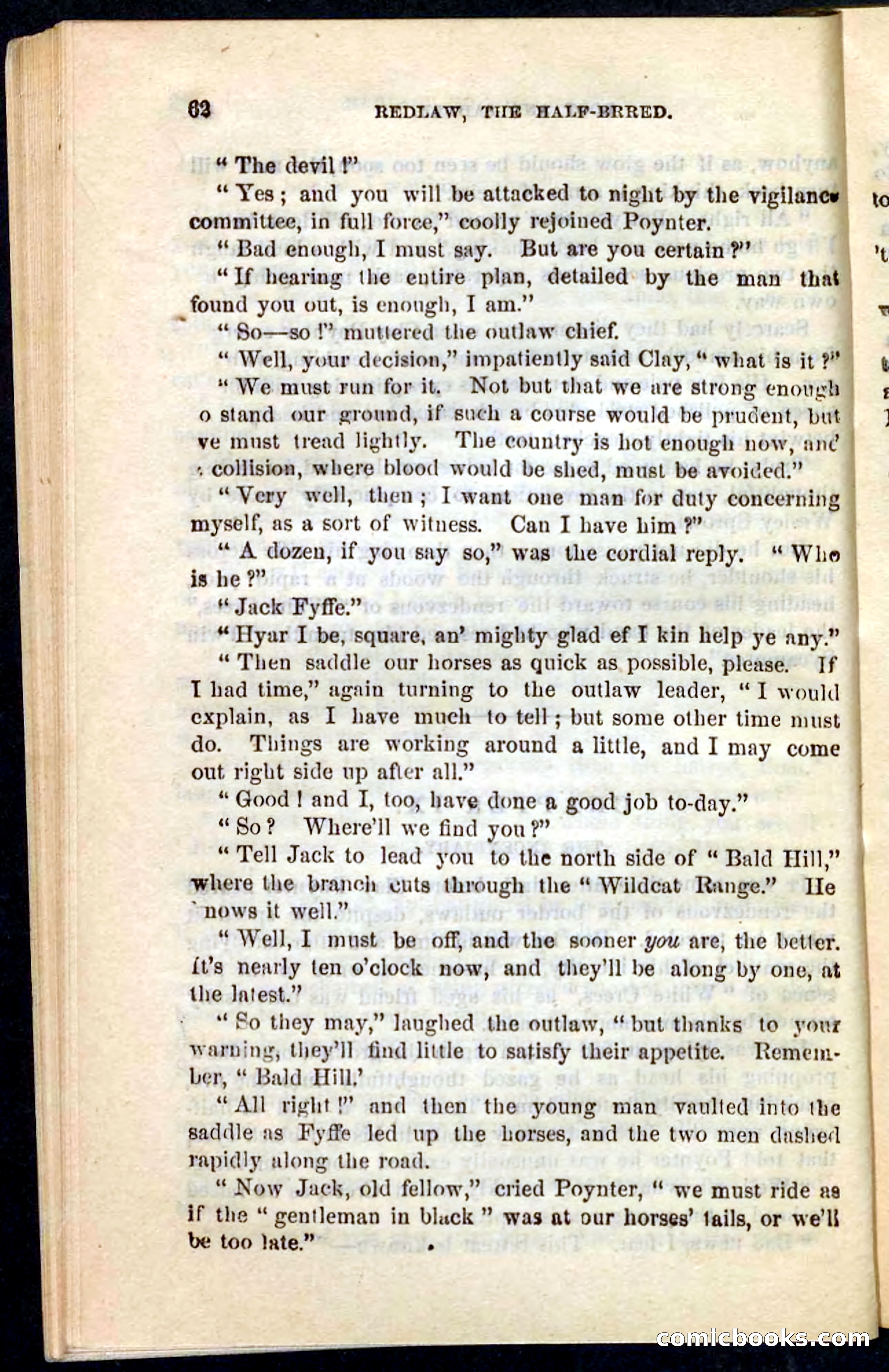 Beadle's Pocket Novels No. 101: Redlaw, the Half-Breed — page 58 of 100