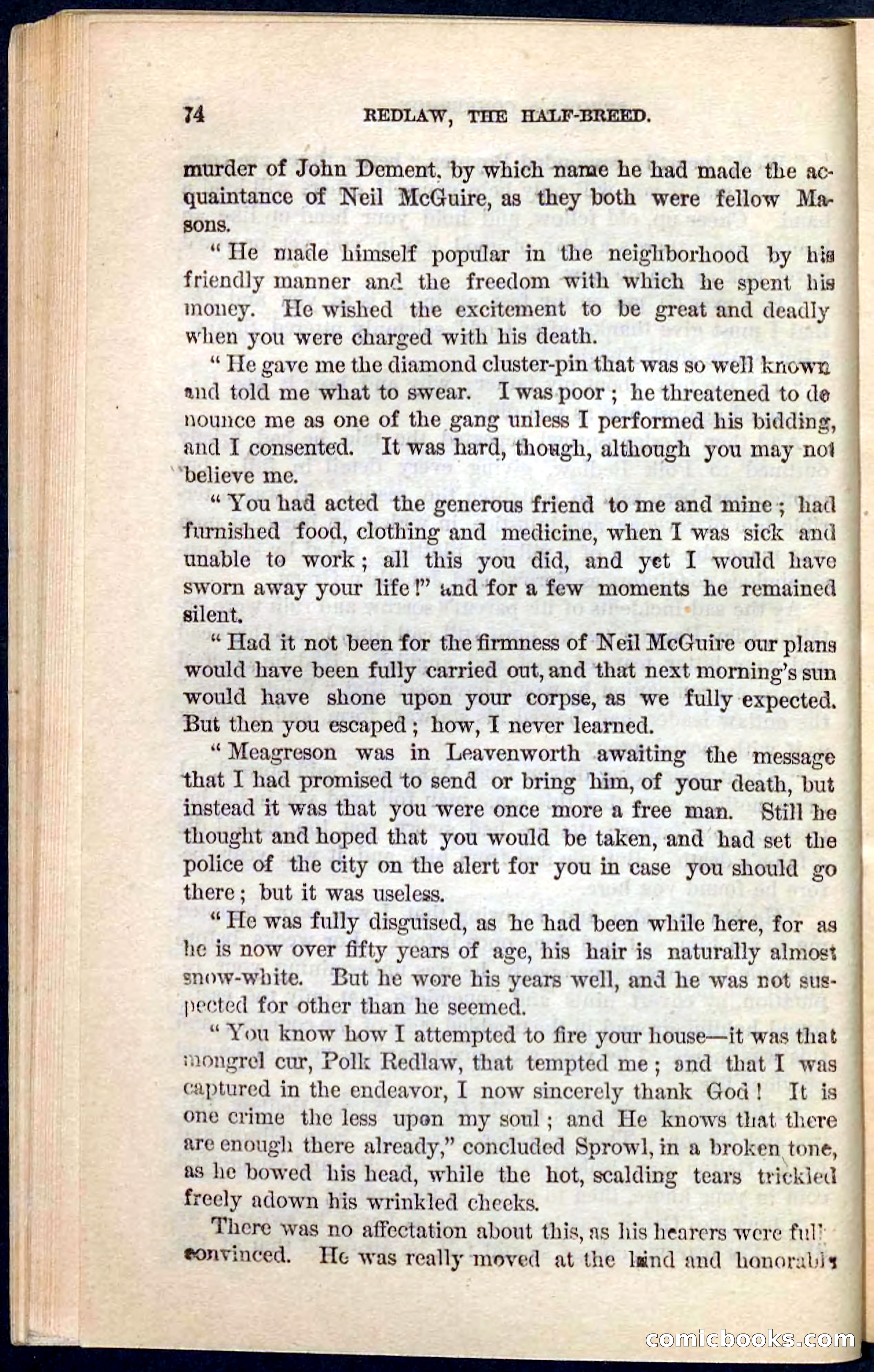 Beadle's Pocket Novels No. 101: Redlaw, the Half-Breed — page 70 of 100