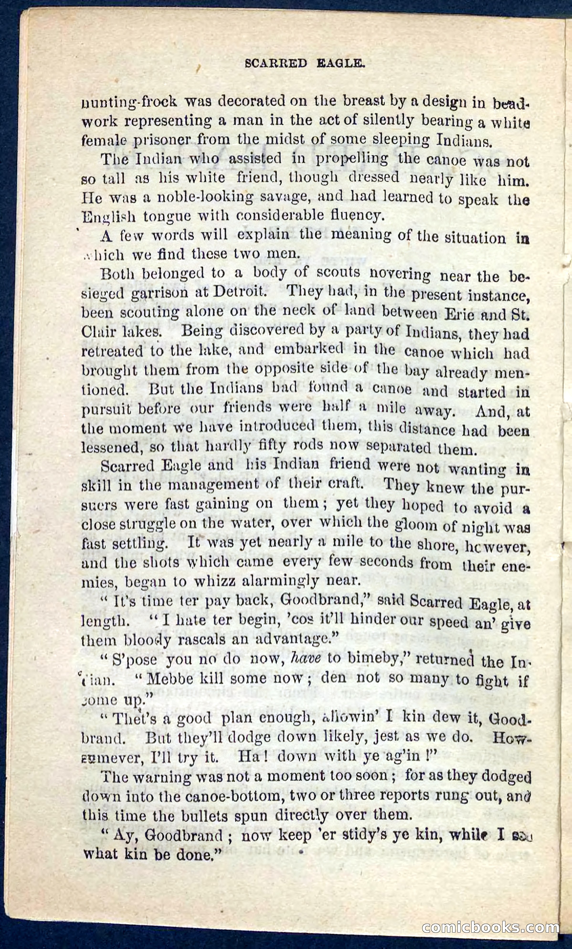 Beadle's Pocket Novels No. 104: Scarred Eagle — page 6 of 100