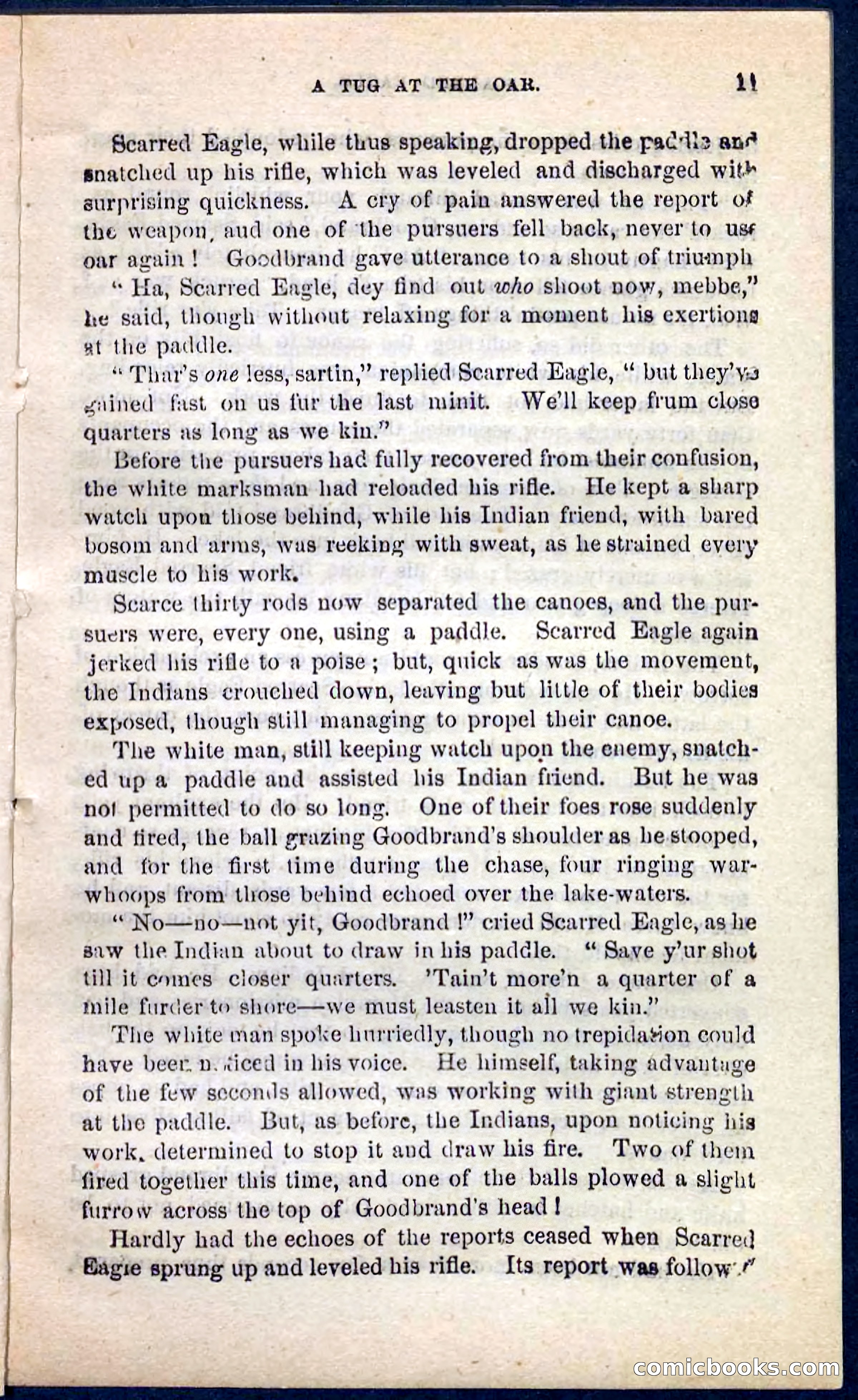Beadle's Pocket Novels No. 104: Scarred Eagle — page 7 of 100