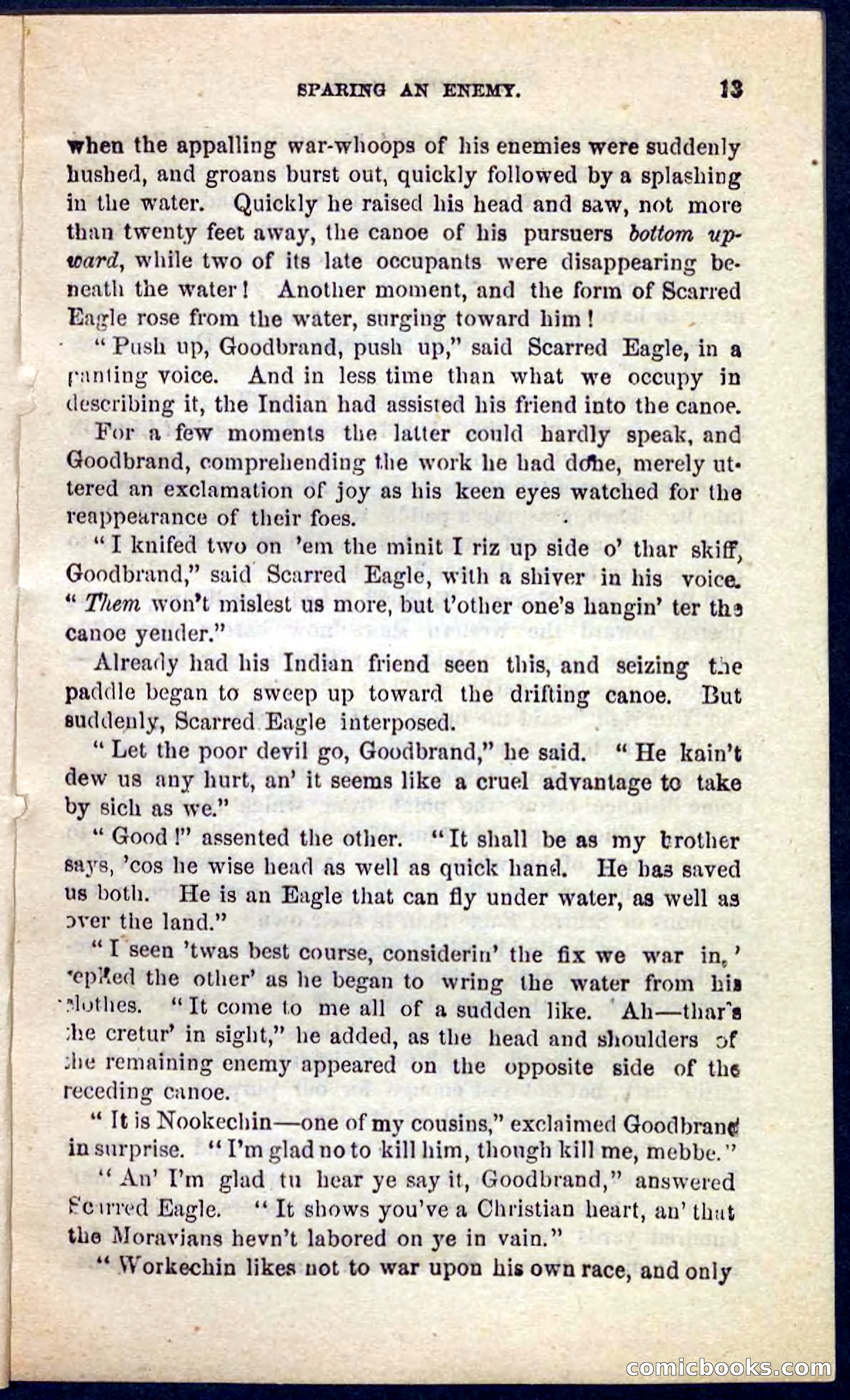 Beadle's Pocket Novels No. 104: Scarred Eagle — page 9 of 100