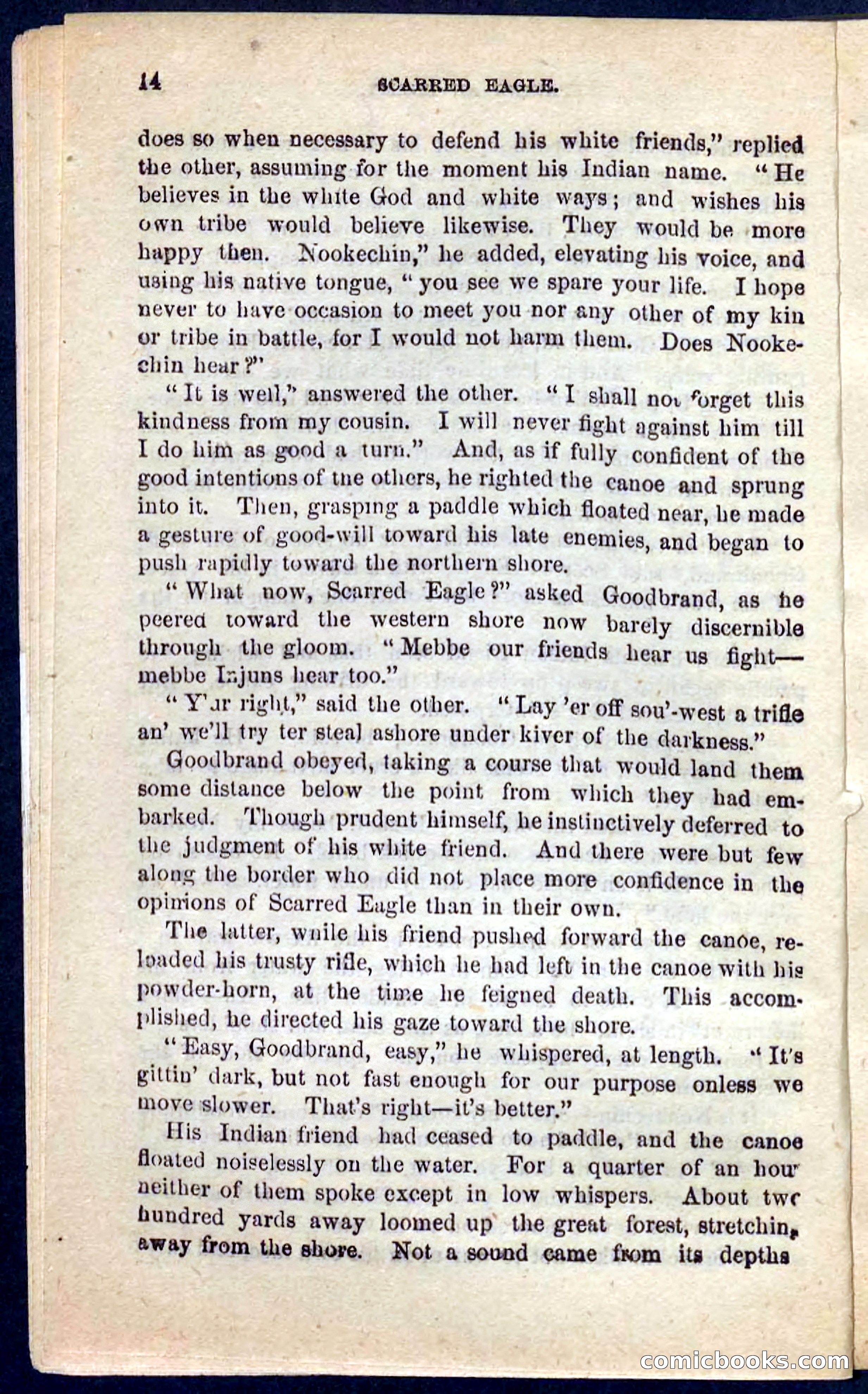 Beadle's Pocket Novels No. 104: Scarred Eagle — page 10 of 100