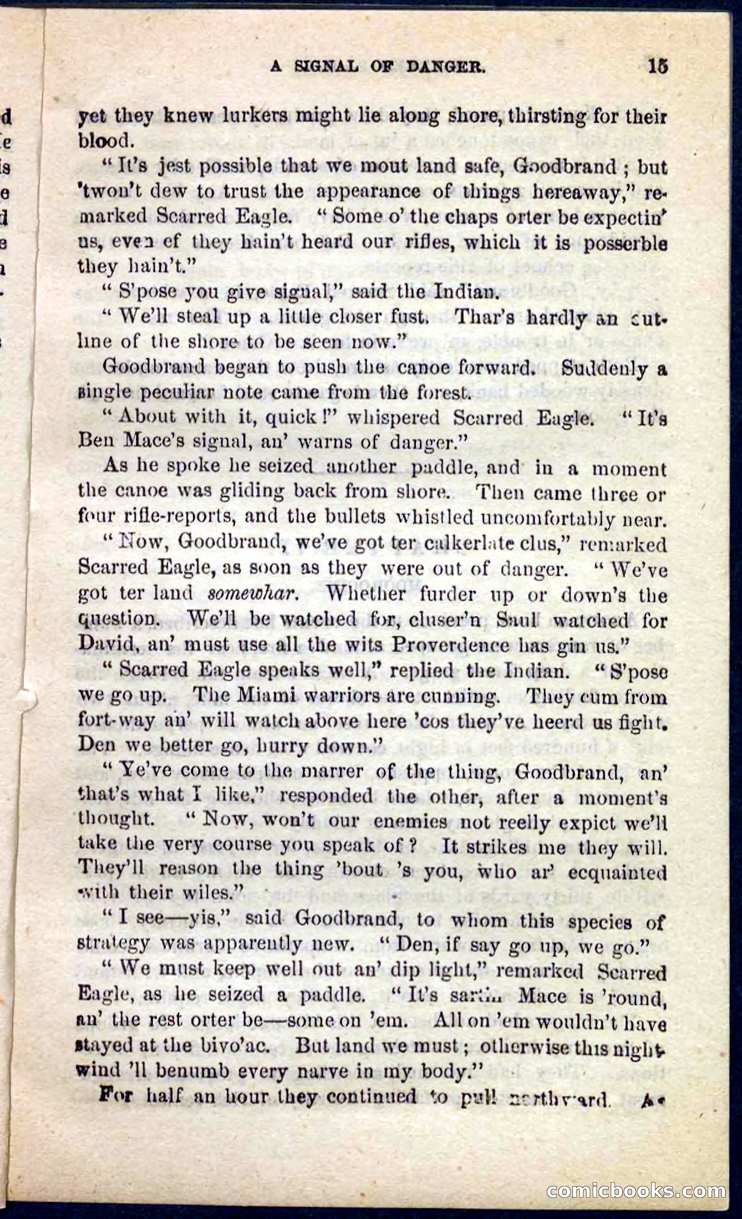 Beadle's Pocket Novels No. 104: Scarred Eagle — page 11 of 100