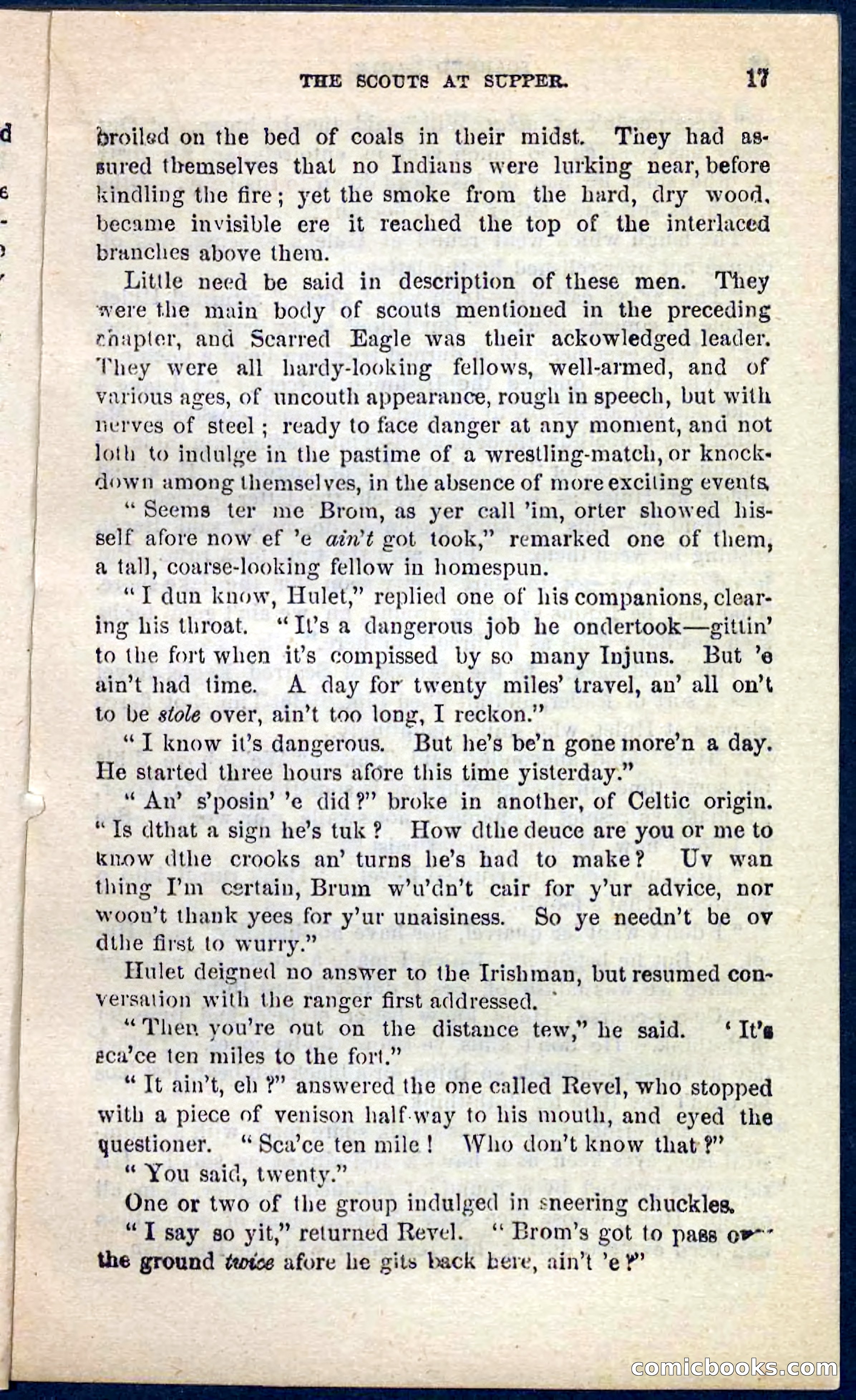 Beadle's Pocket Novels No. 104: Scarred Eagle — page 13 of 100
