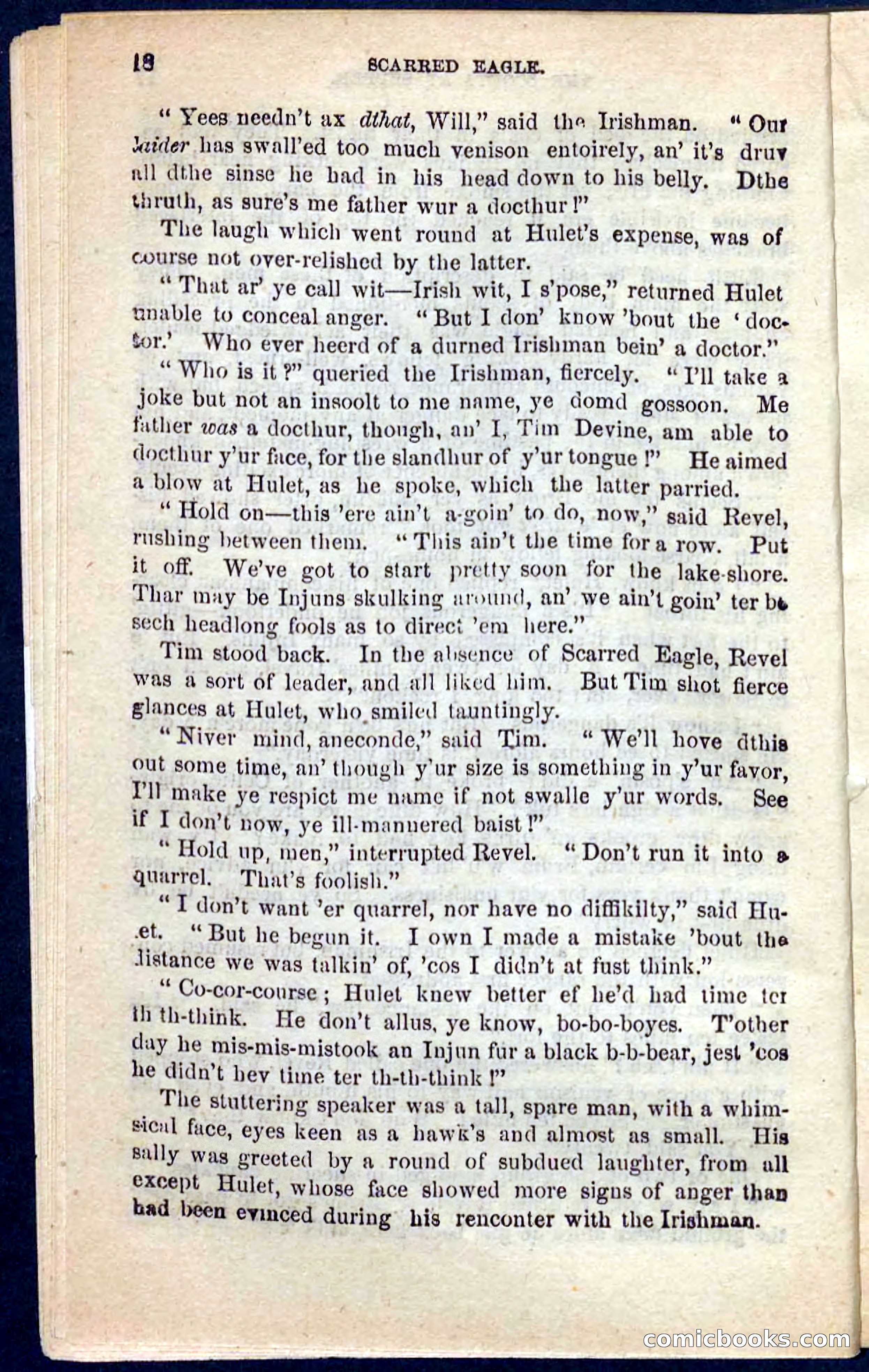 Beadle's Pocket Novels No. 104: Scarred Eagle — page 14 of 100