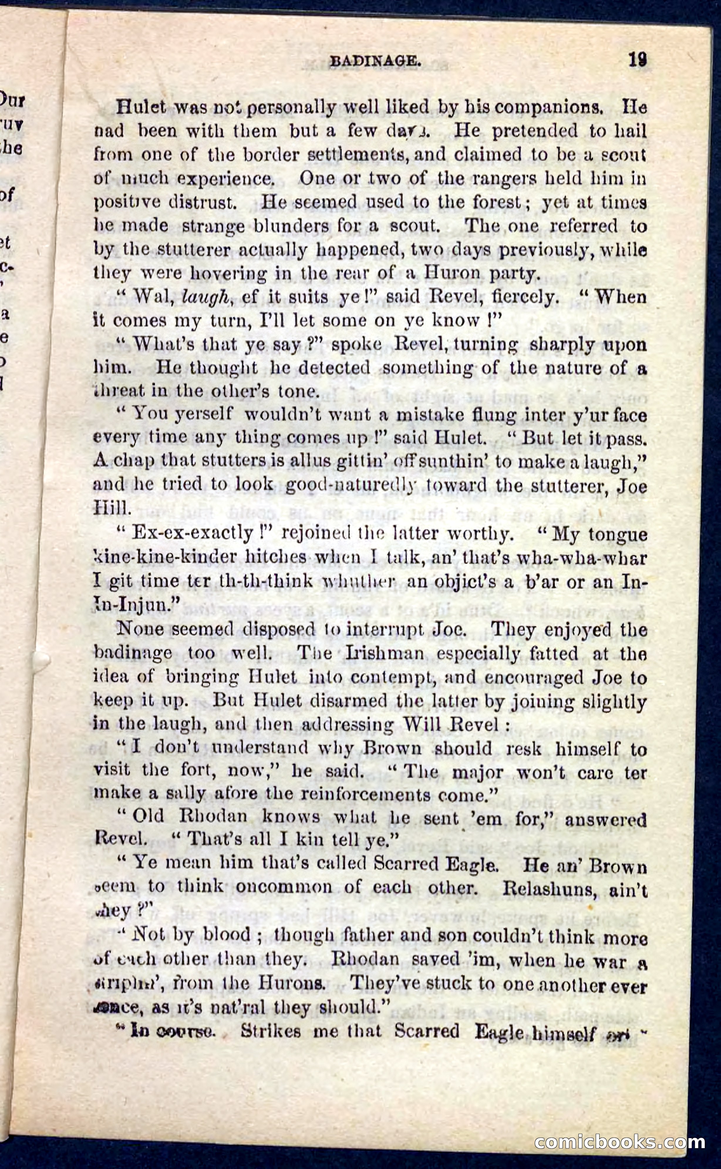 Beadle's Pocket Novels No. 104: Scarred Eagle — page 15 of 100