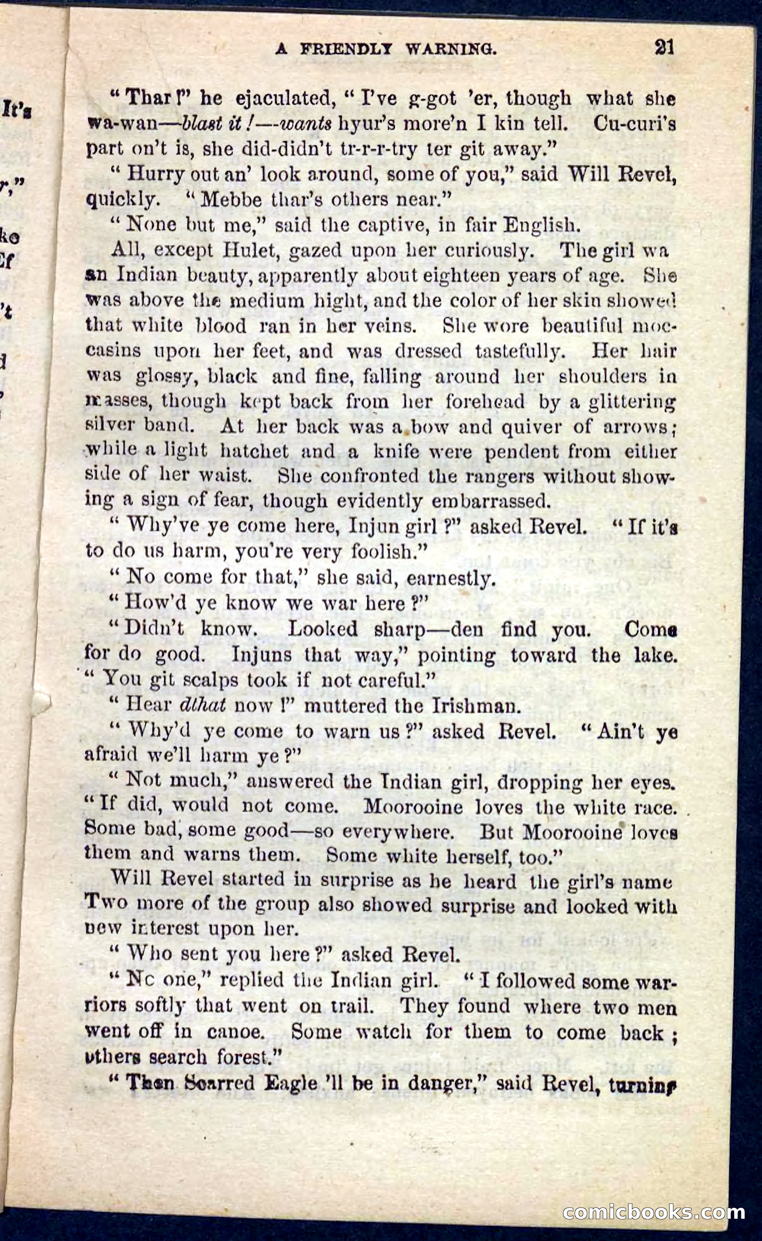 Beadle's Pocket Novels No. 104: Scarred Eagle — page 17 of 100