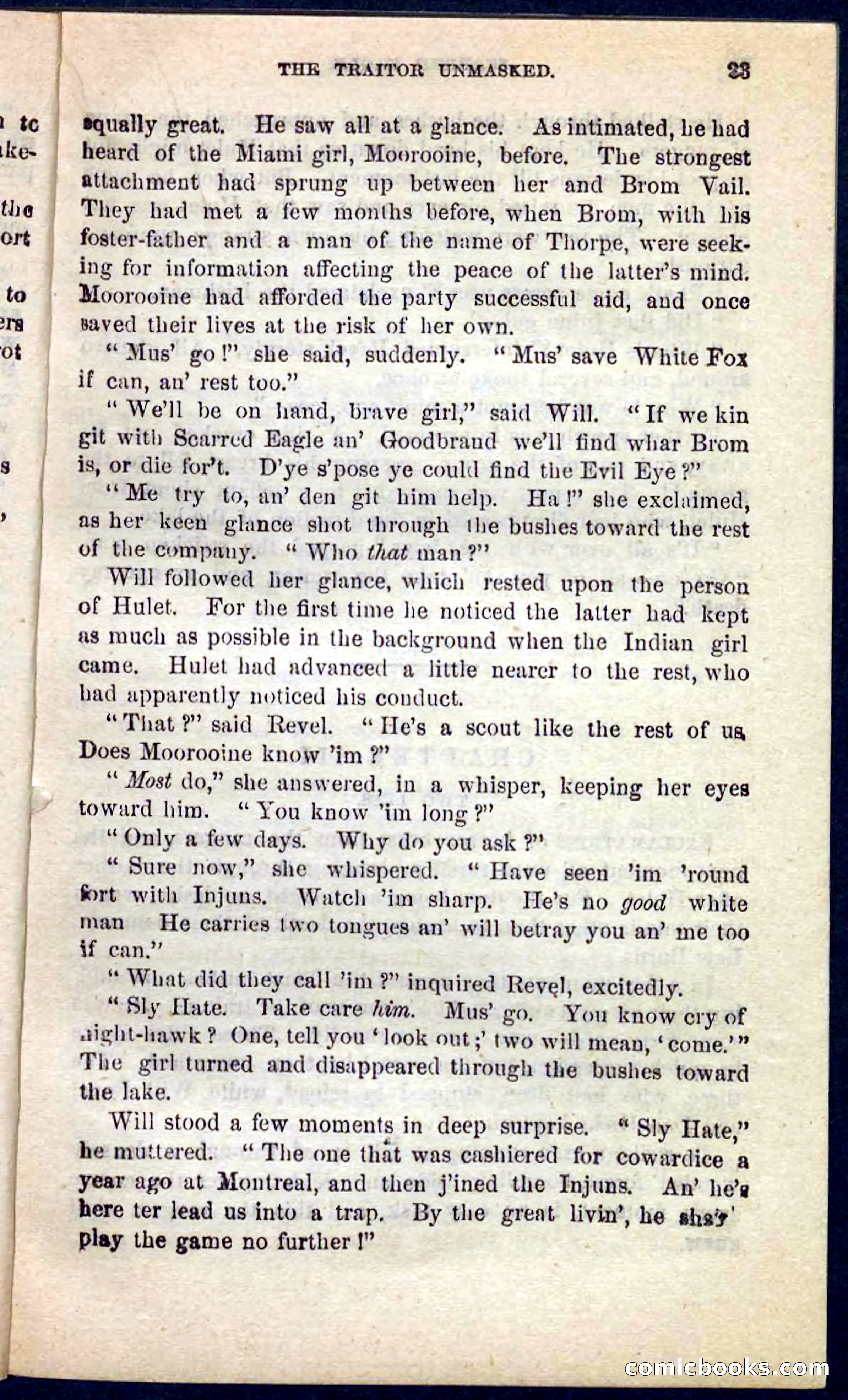 Beadle's Pocket Novels No. 104: Scarred Eagle — page 19 of 100