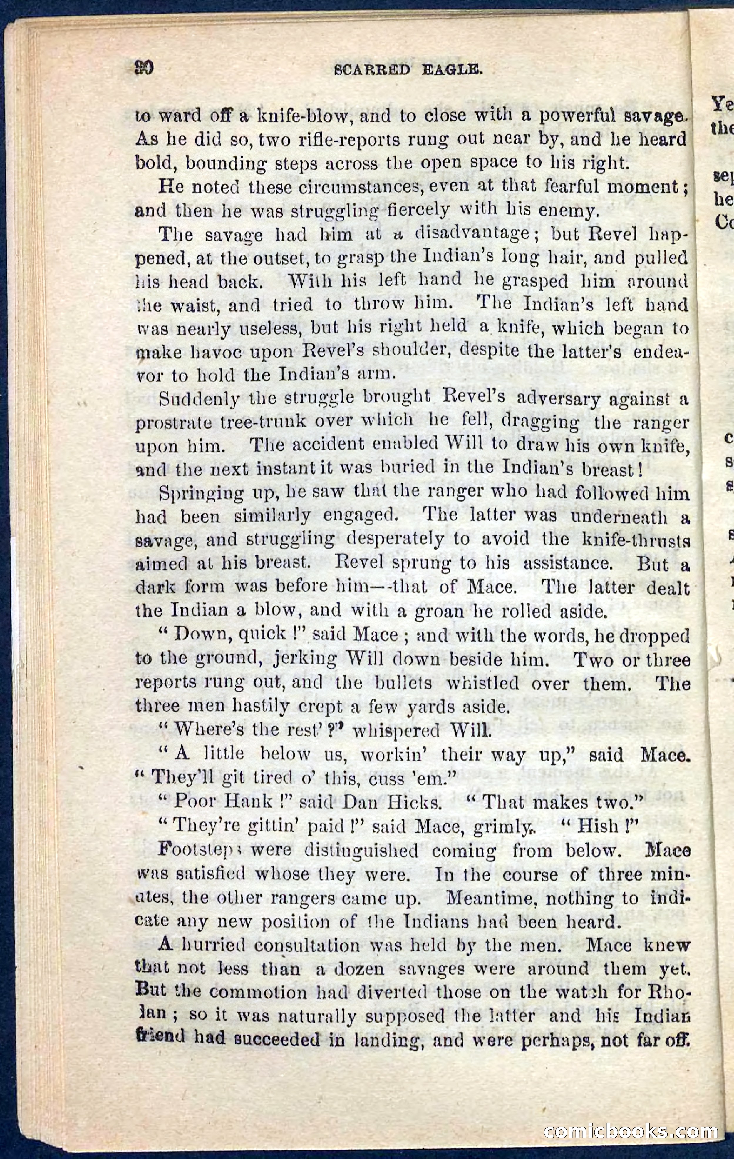 Beadle's Pocket Novels No. 104: Scarred Eagle — page 26 of 100