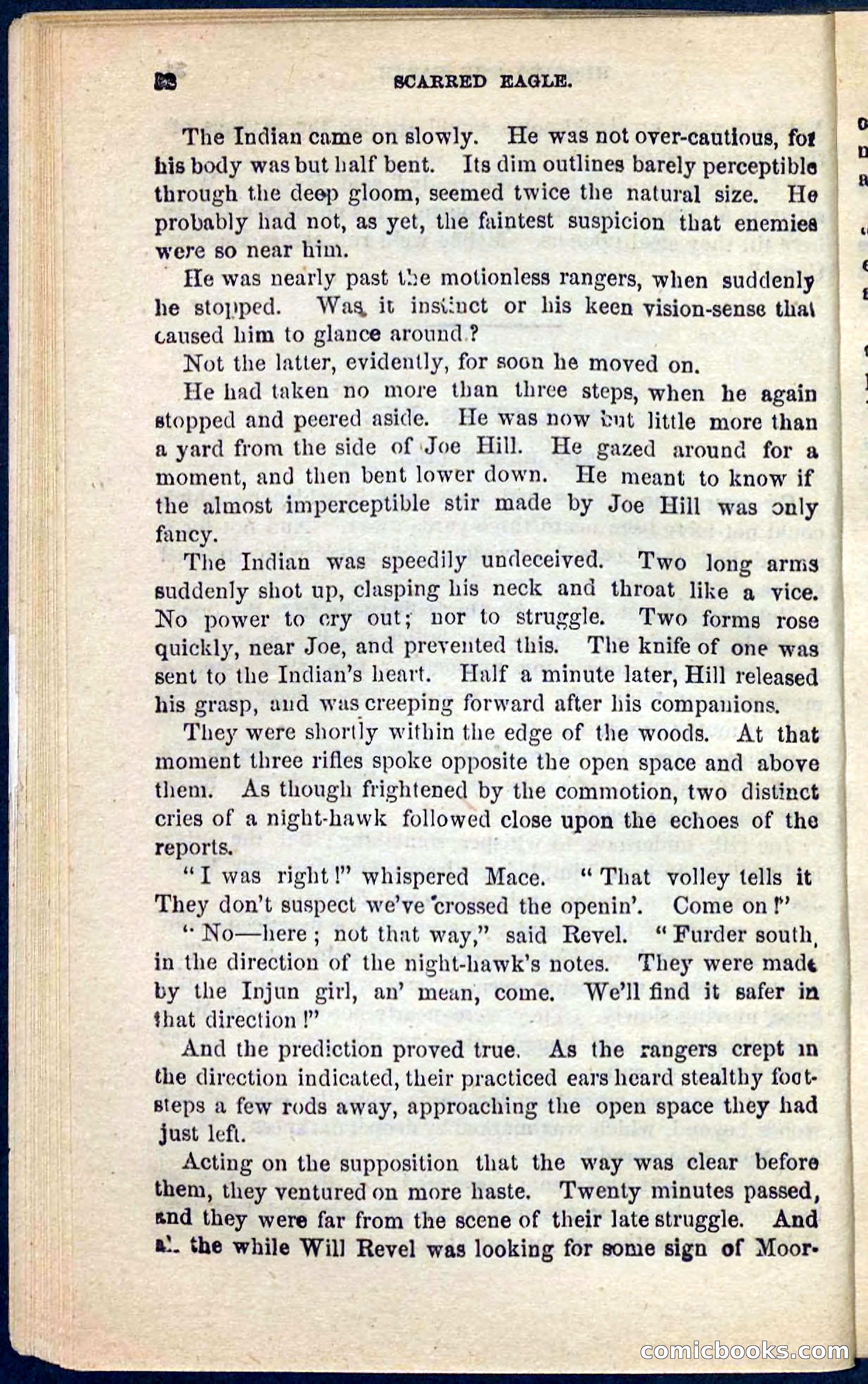 Beadle's Pocket Novels No. 104: Scarred Eagle — page 28 of 100