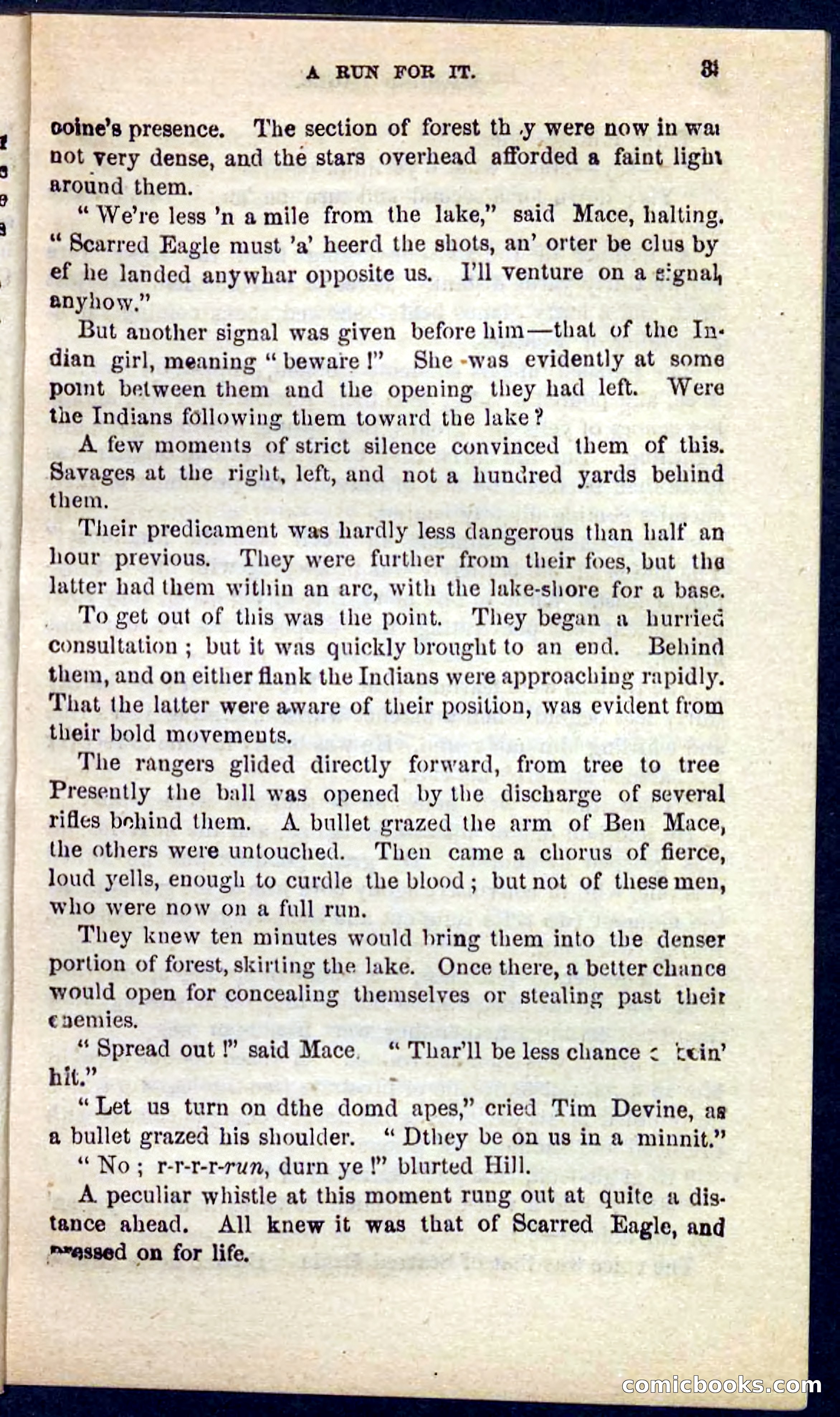 Beadle's Pocket Novels No. 104: Scarred Eagle — page 29 of 100
