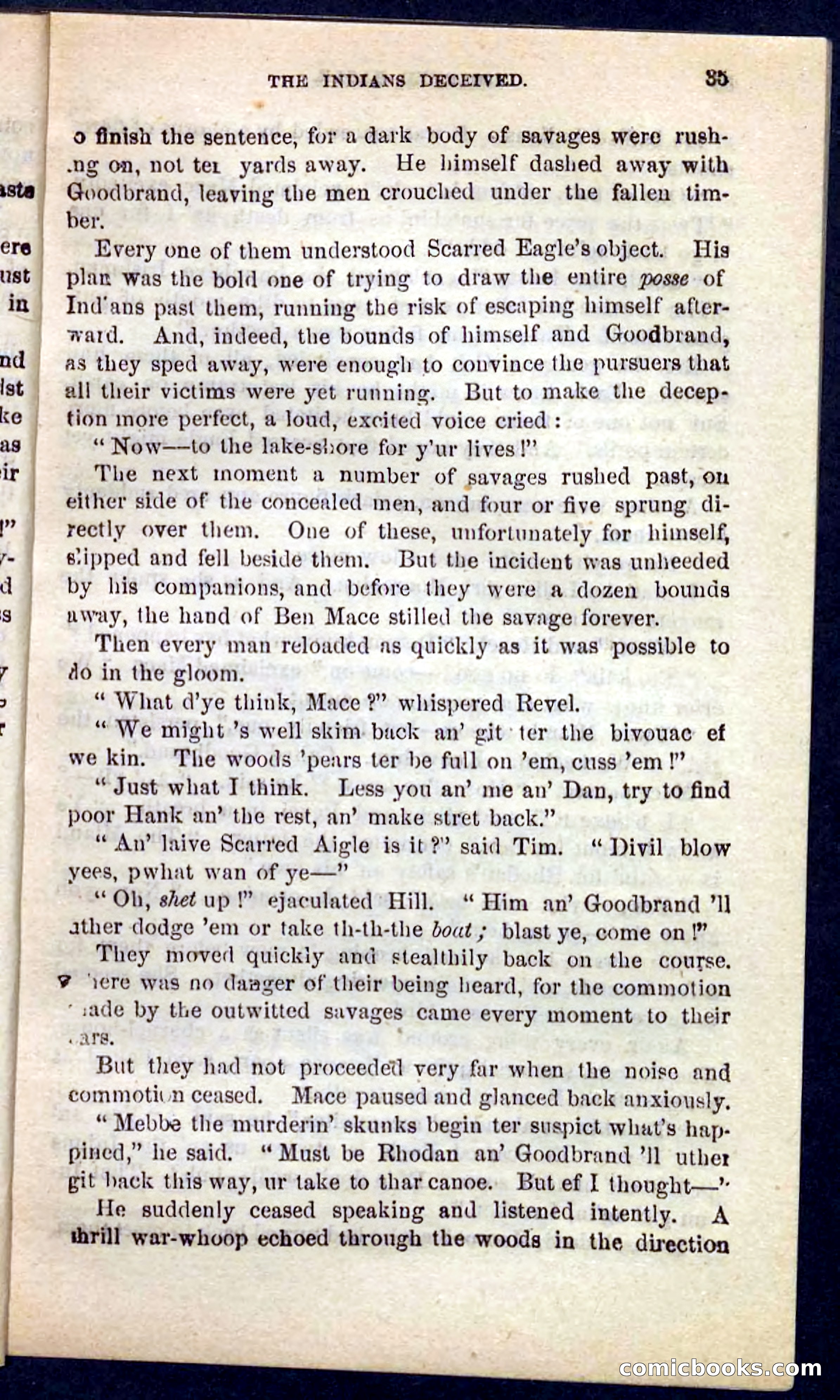 Beadle's Pocket Novels No. 104: Scarred Eagle — page 31 of 100