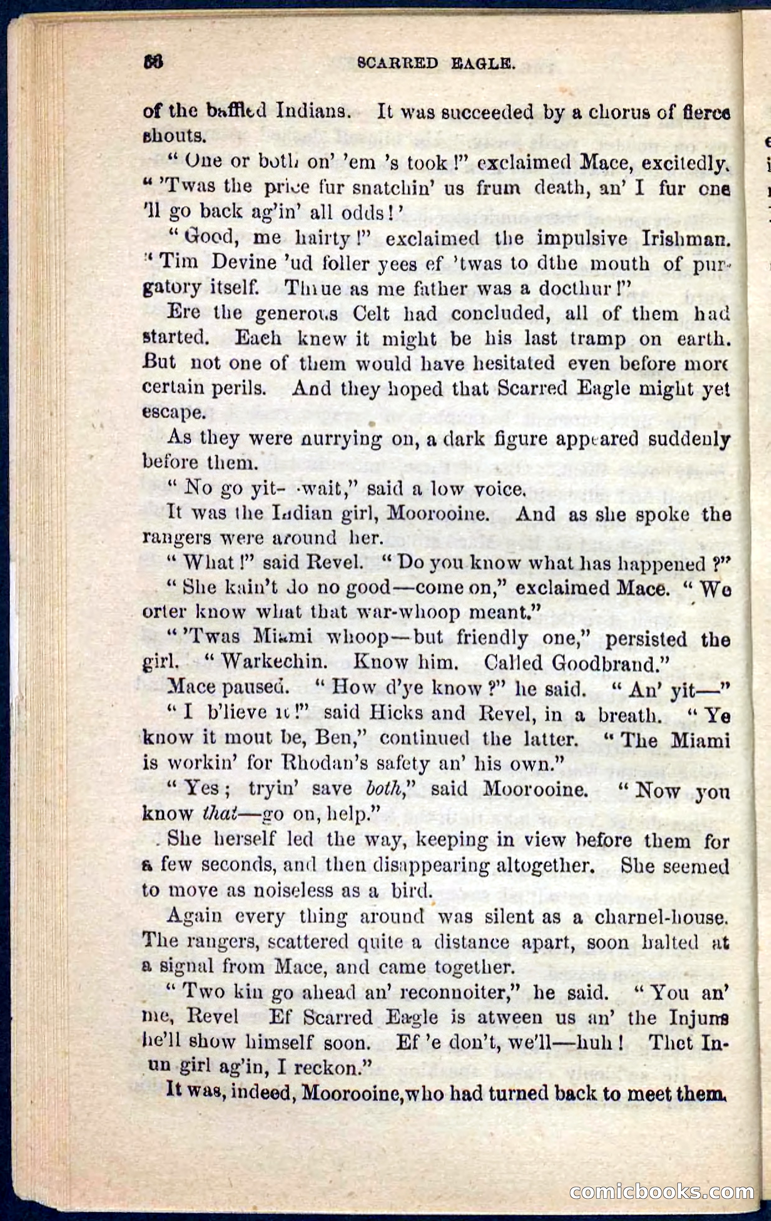 Beadle's Pocket Novels No. 104: Scarred Eagle — page 32 of 100