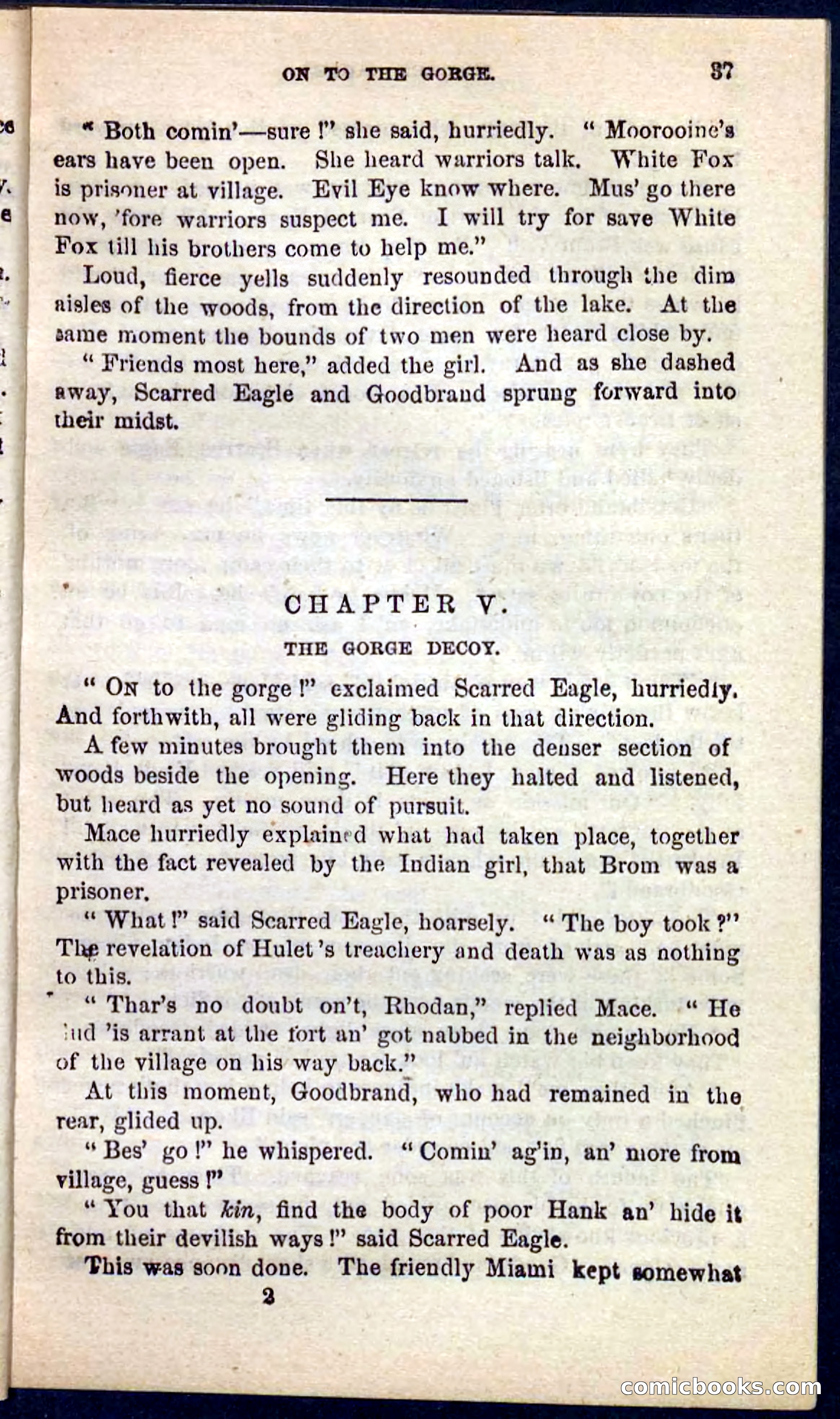 Beadle's Pocket Novels No. 104: Scarred Eagle — page 33 of 100