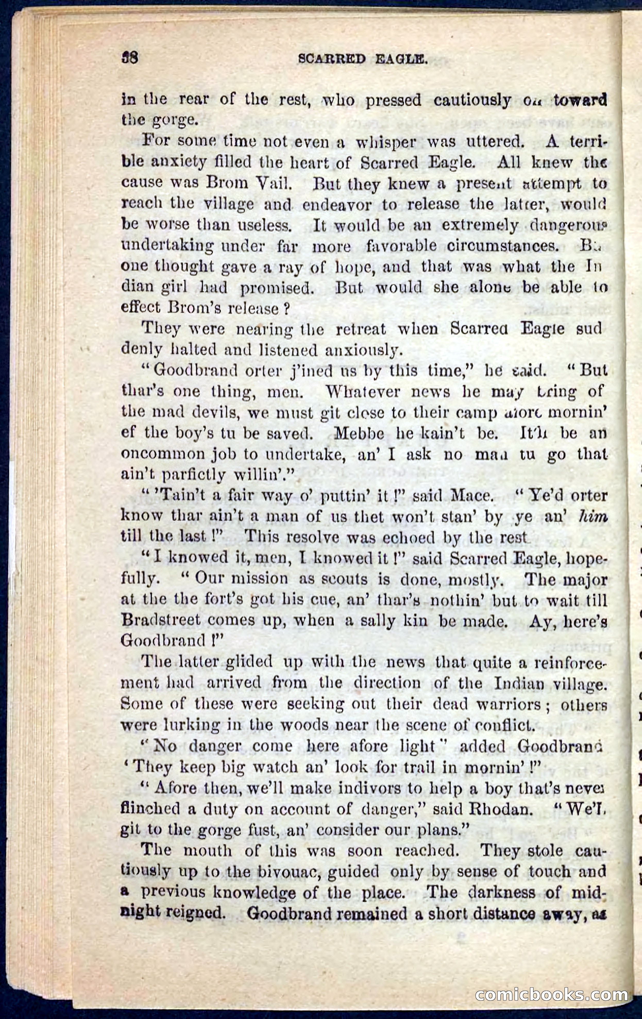 Beadle's Pocket Novels No. 104: Scarred Eagle — page 34 of 100