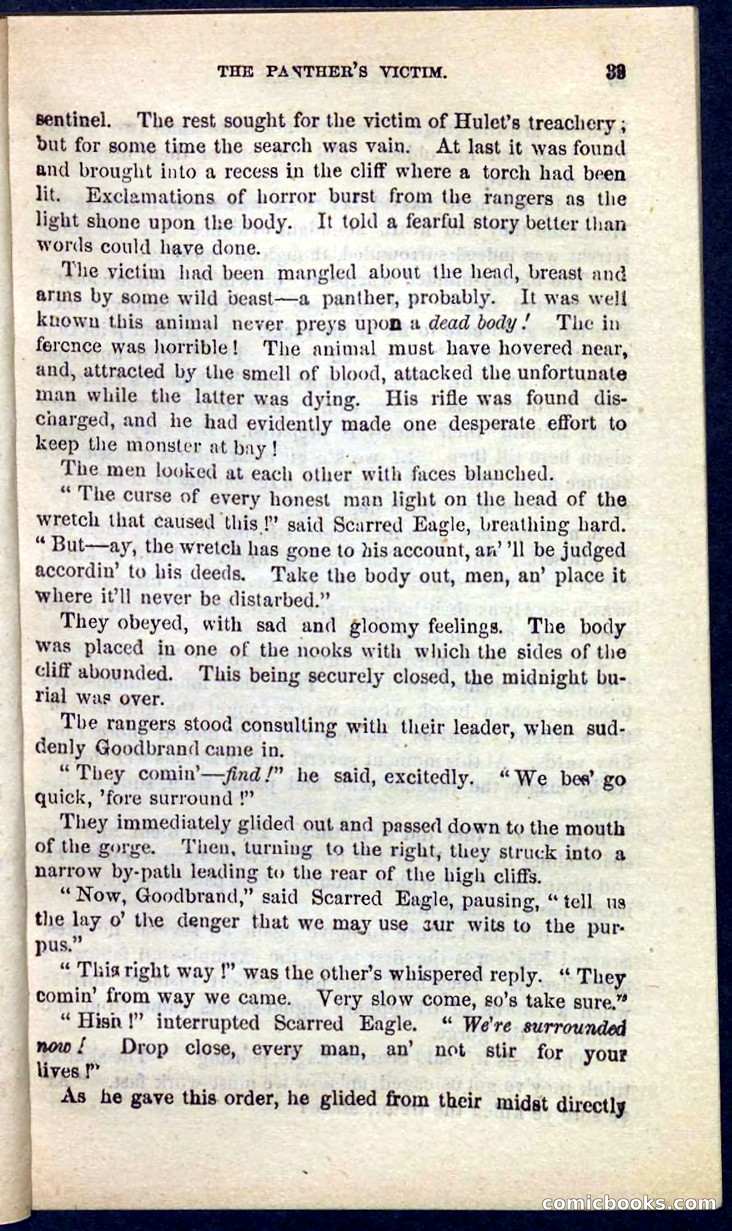 Beadle's Pocket Novels No. 104: Scarred Eagle — page 35 of 100