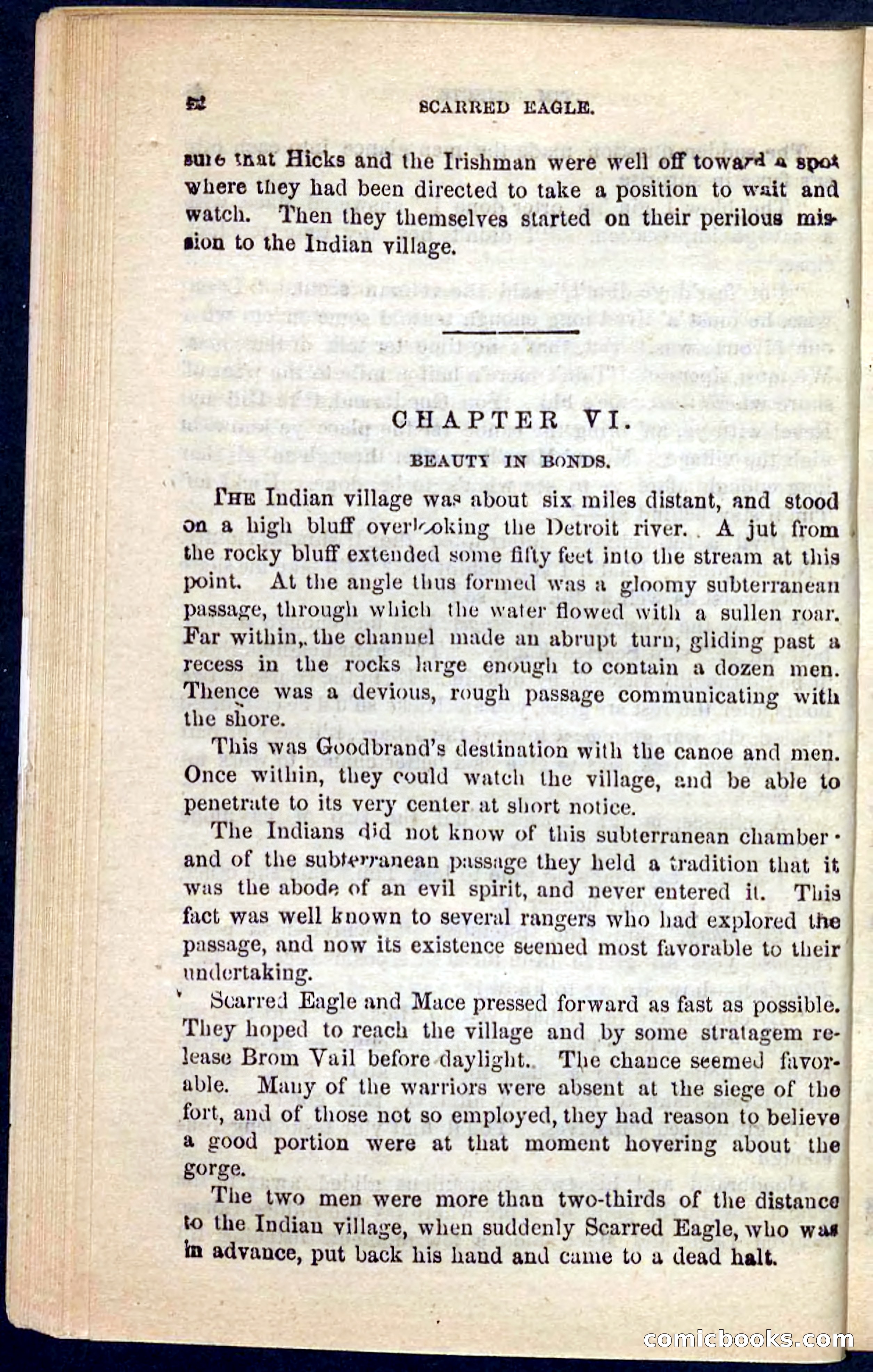 Beadle's Pocket Novels No. 104: Scarred Eagle — page 38 of 100