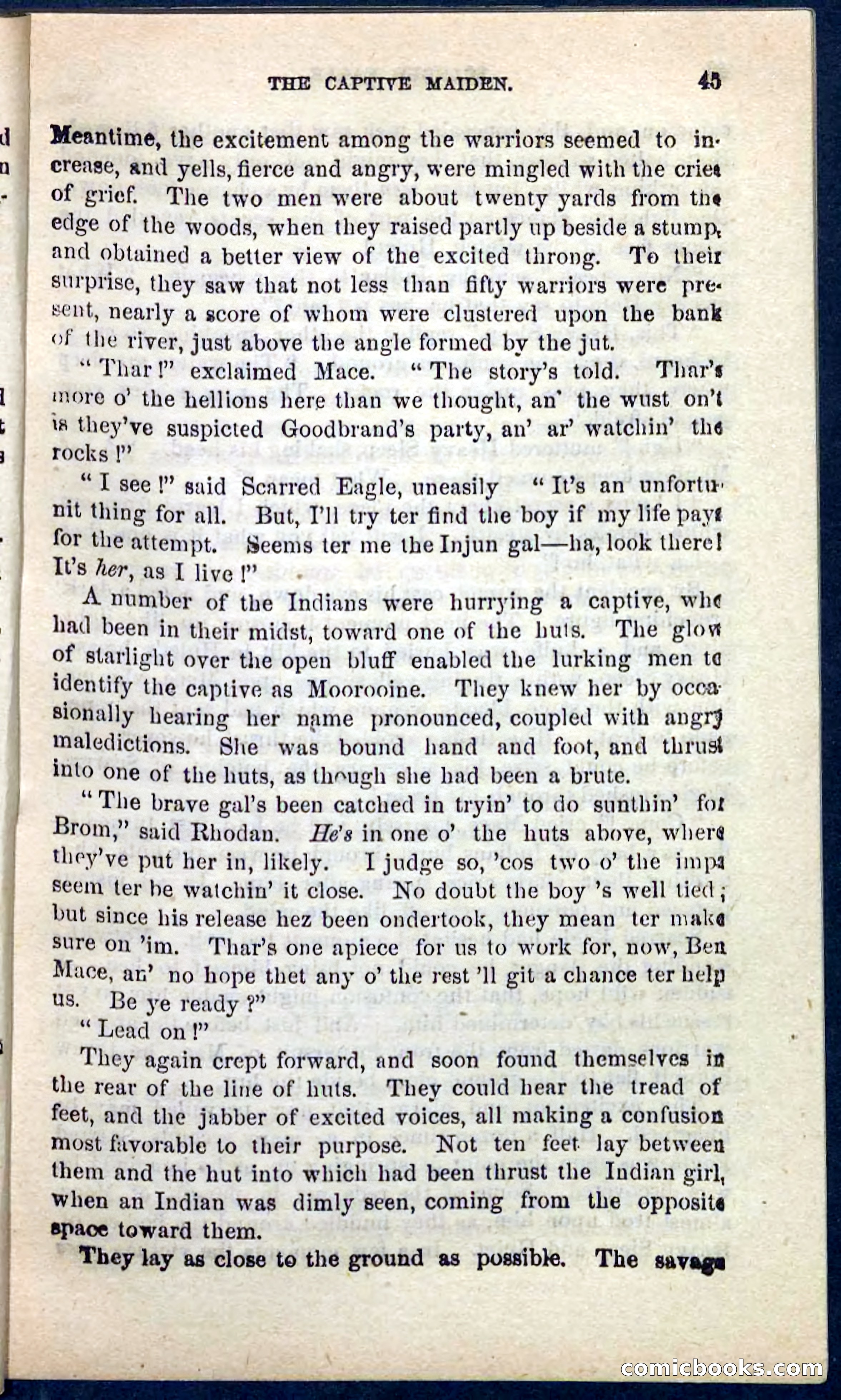 Beadle's Pocket Novels No. 104: Scarred Eagle — page 41 of 100