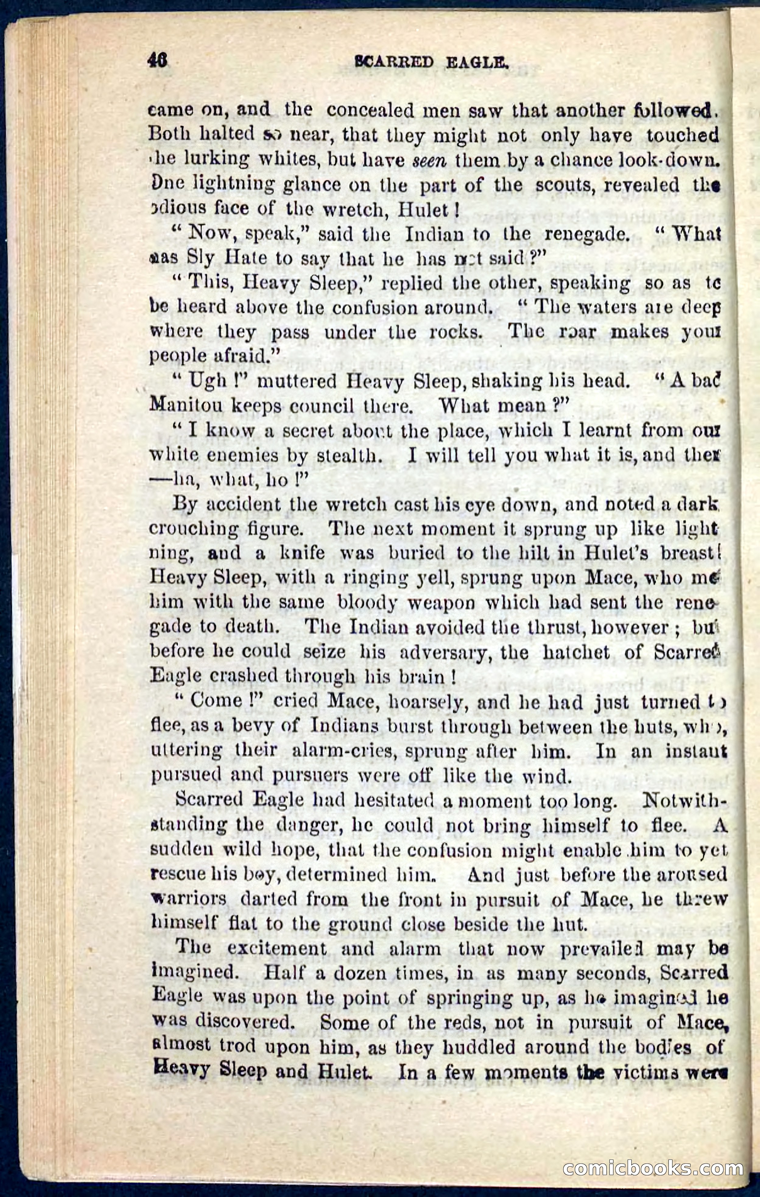 Beadle's Pocket Novels No. 104: Scarred Eagle — page 42 of 100