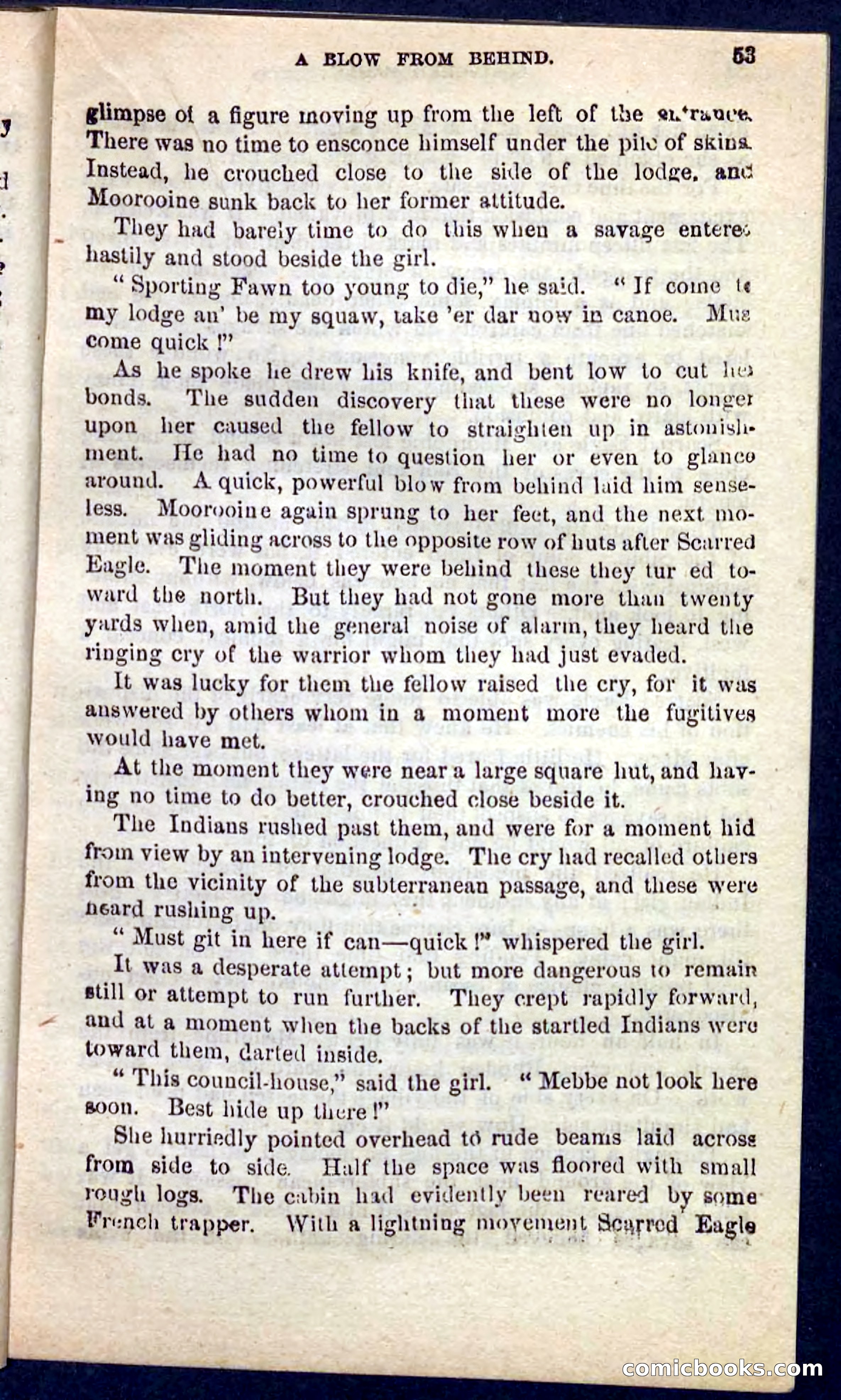 Beadle's Pocket Novels No. 104: Scarred Eagle — page 49 of 100