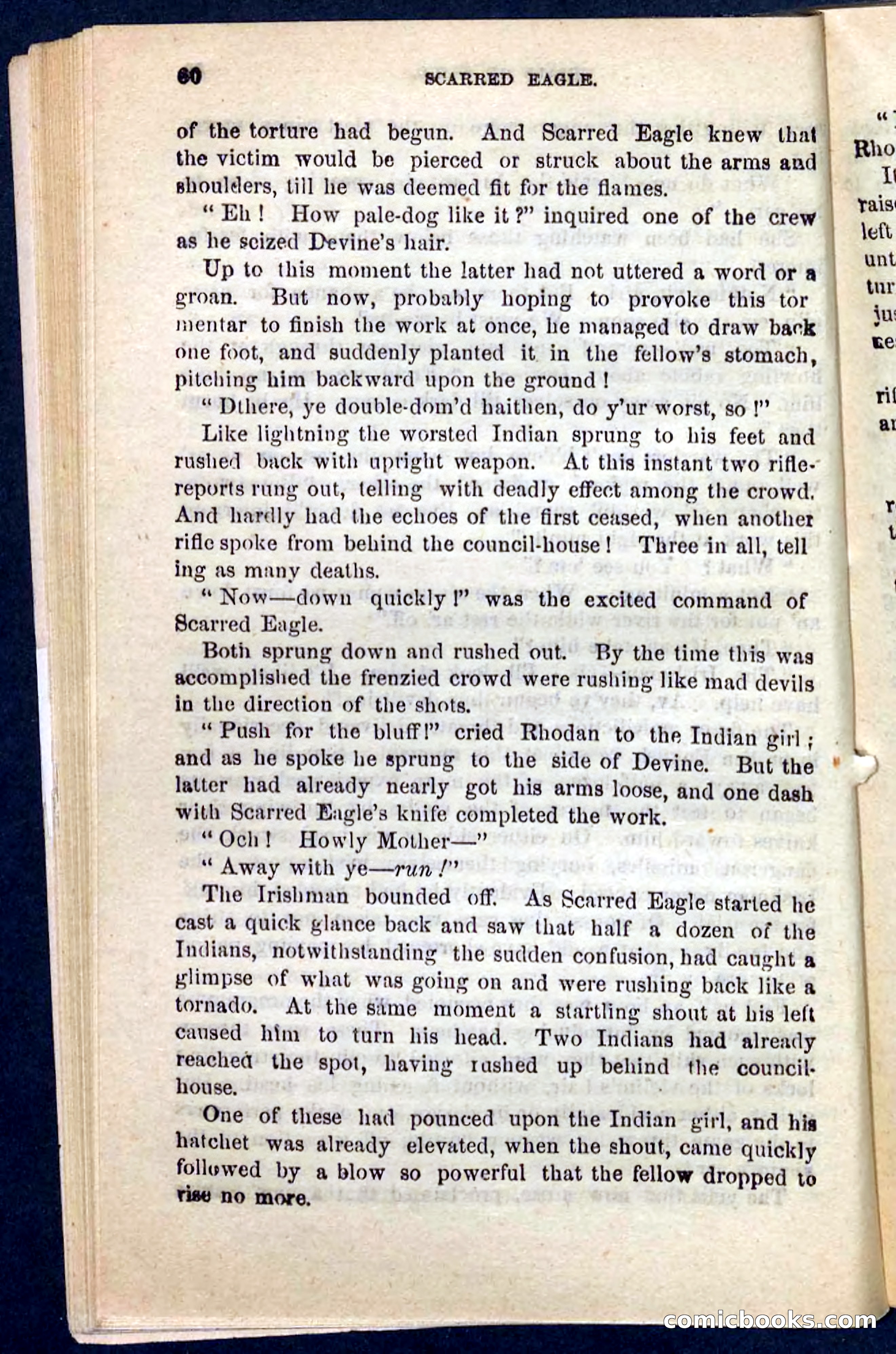 Beadle's Pocket Novels No. 104: Scarred Eagle — page 56 of 100