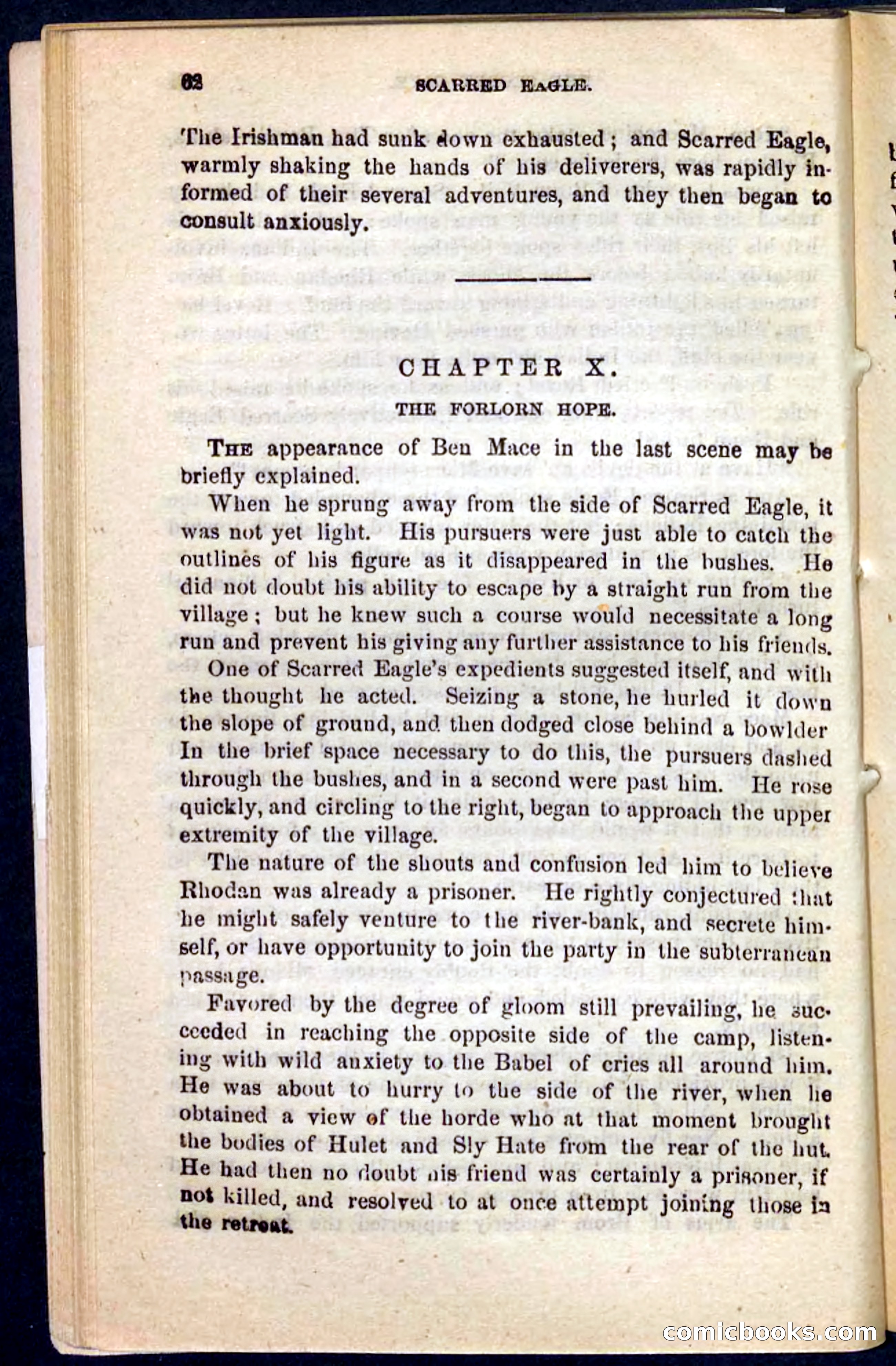Beadle's Pocket Novels No. 104: Scarred Eagle — page 58 of 100