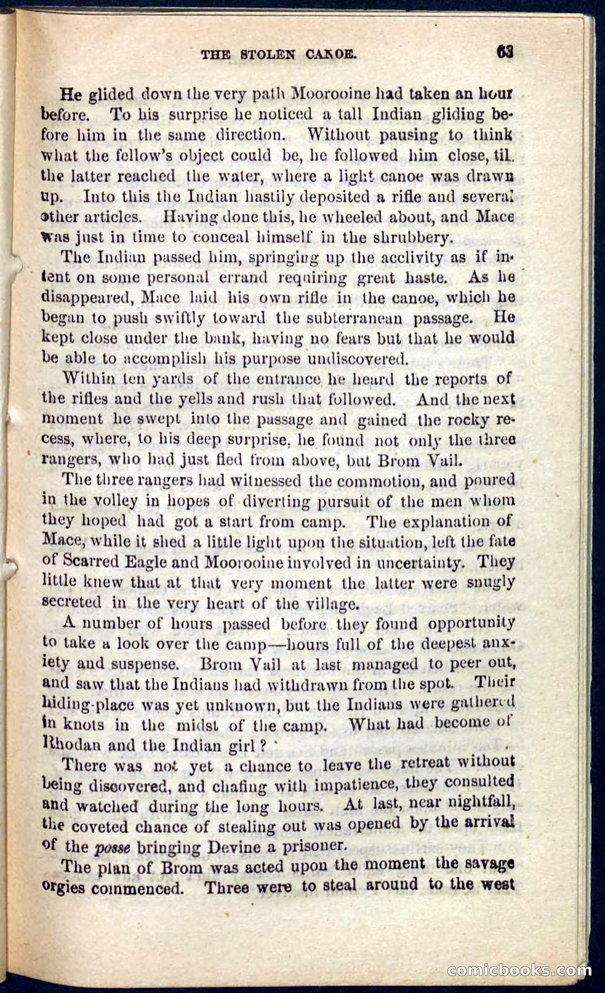 Beadle's Pocket Novels No. 104: Scarred Eagle — page 59 of 100