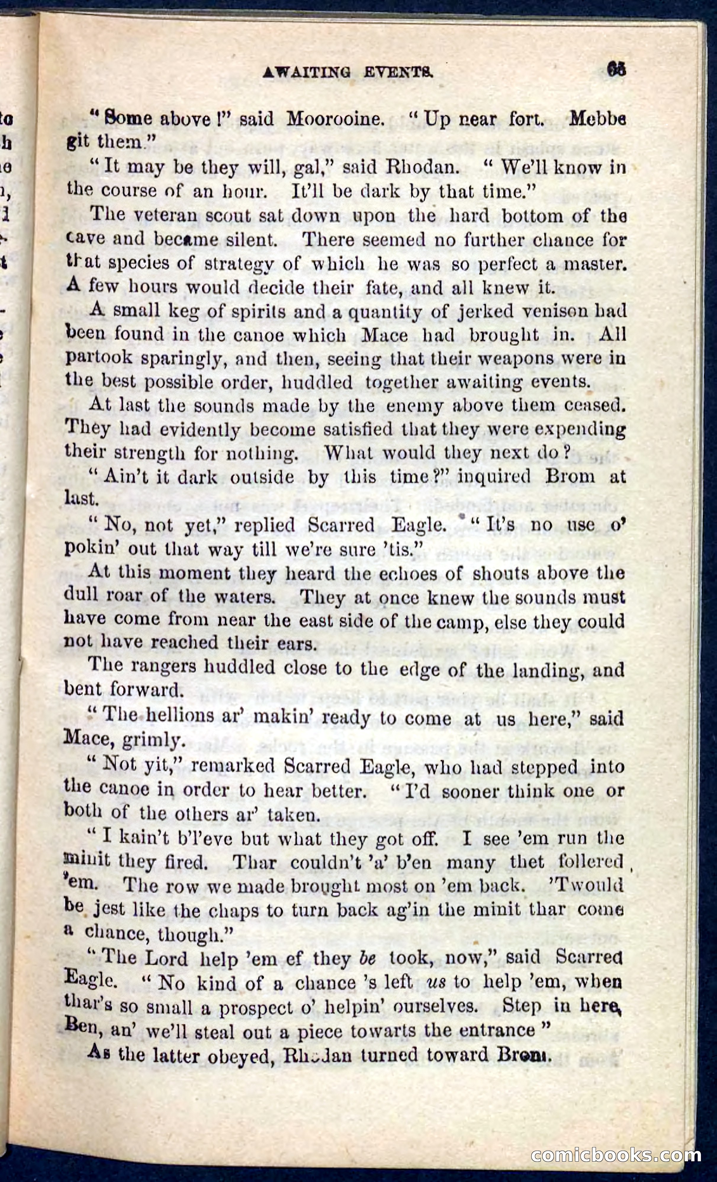 Beadle's Pocket Novels No. 104: Scarred Eagle — page 61 of 100