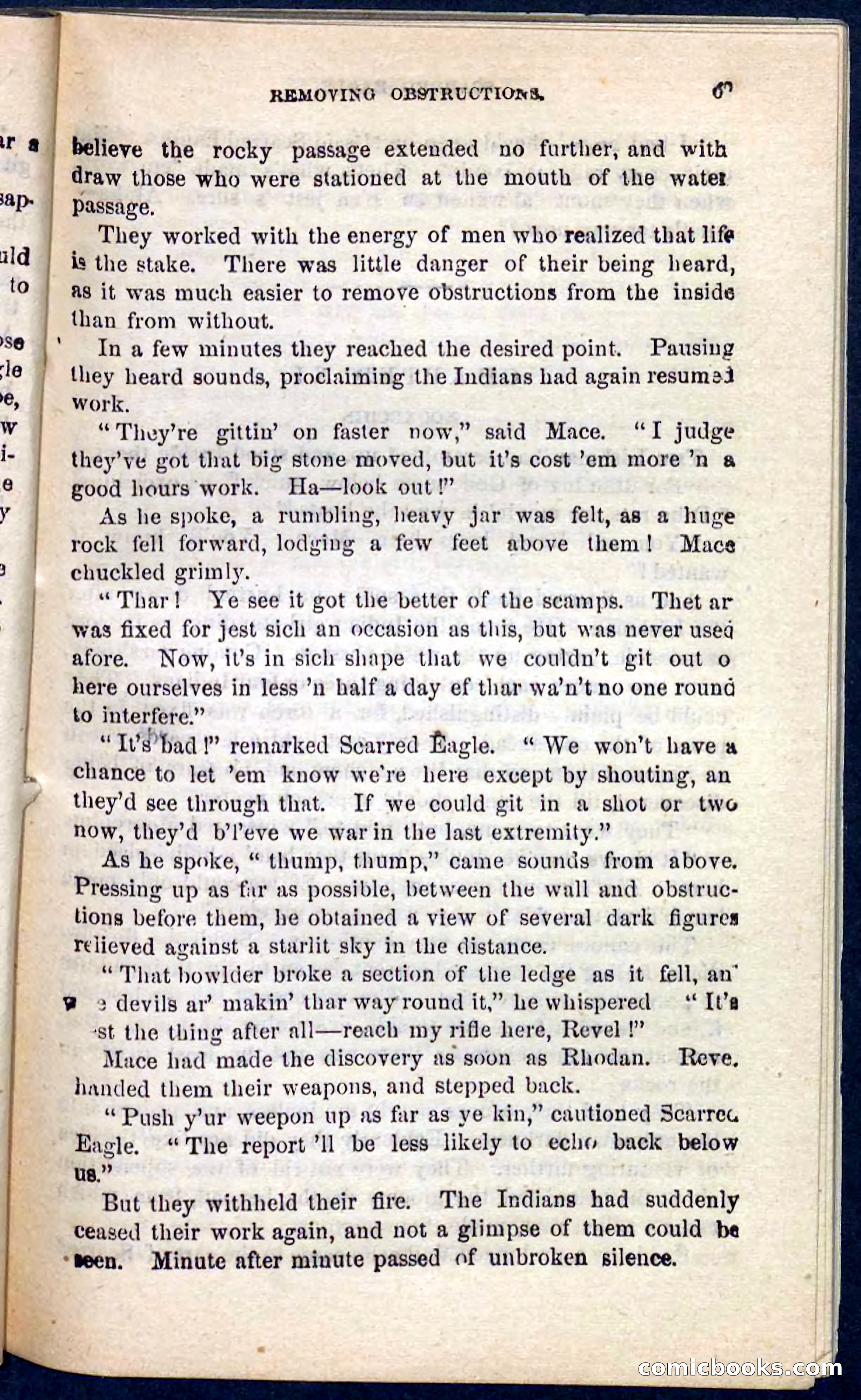 Beadle's Pocket Novels No. 104: Scarred Eagle — page 63 of 100
