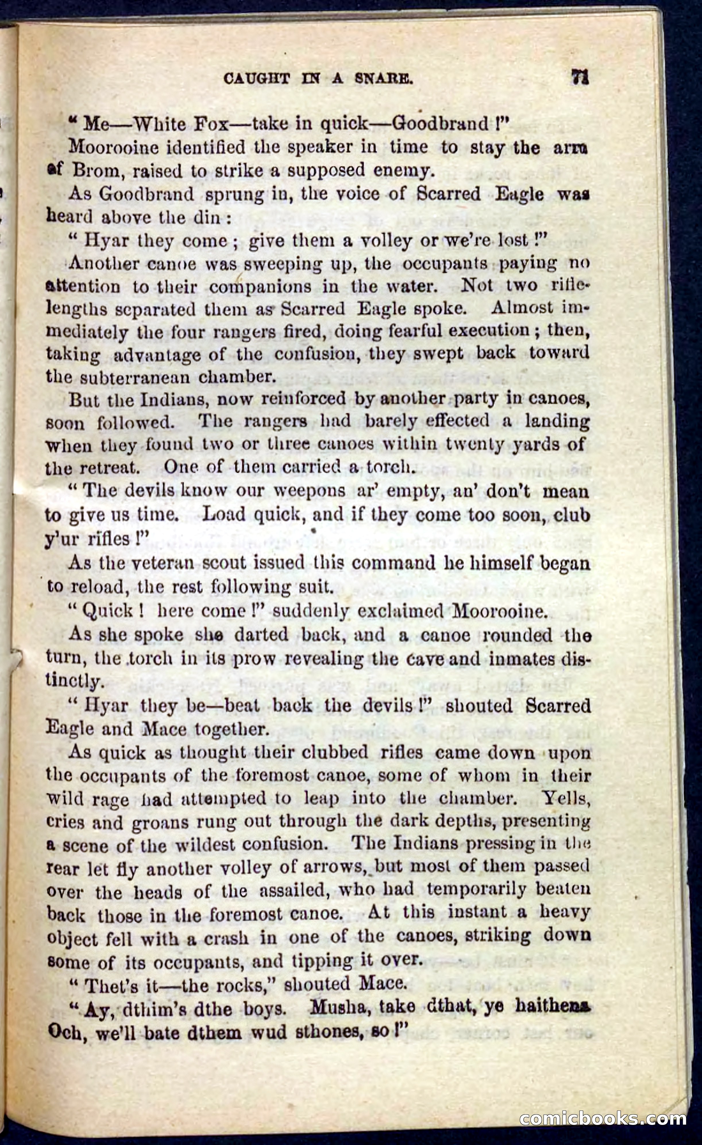Beadle's Pocket Novels No. 104: Scarred Eagle — page 67 of 100