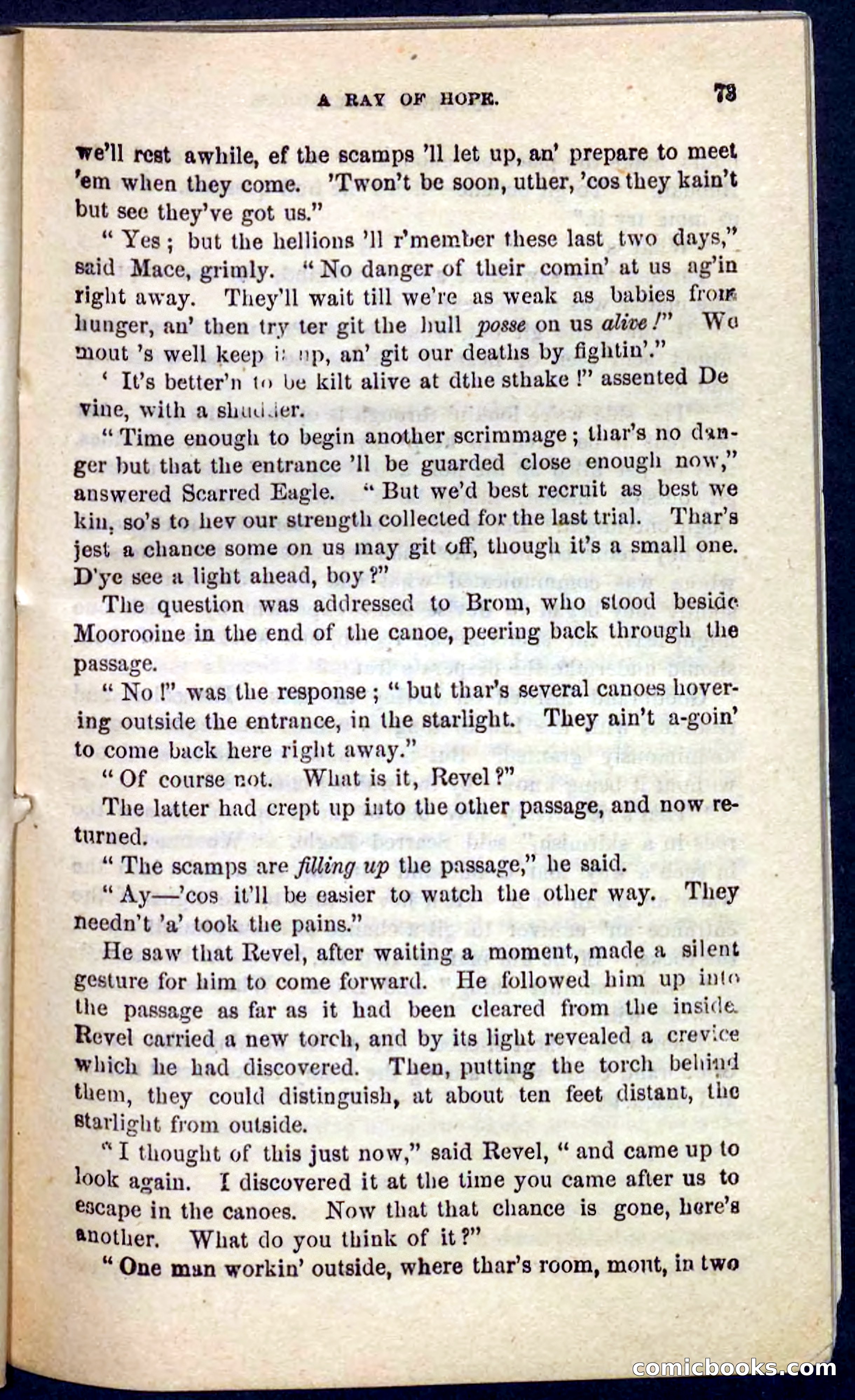 Beadle's Pocket Novels No. 104: Scarred Eagle — page 69 of 100