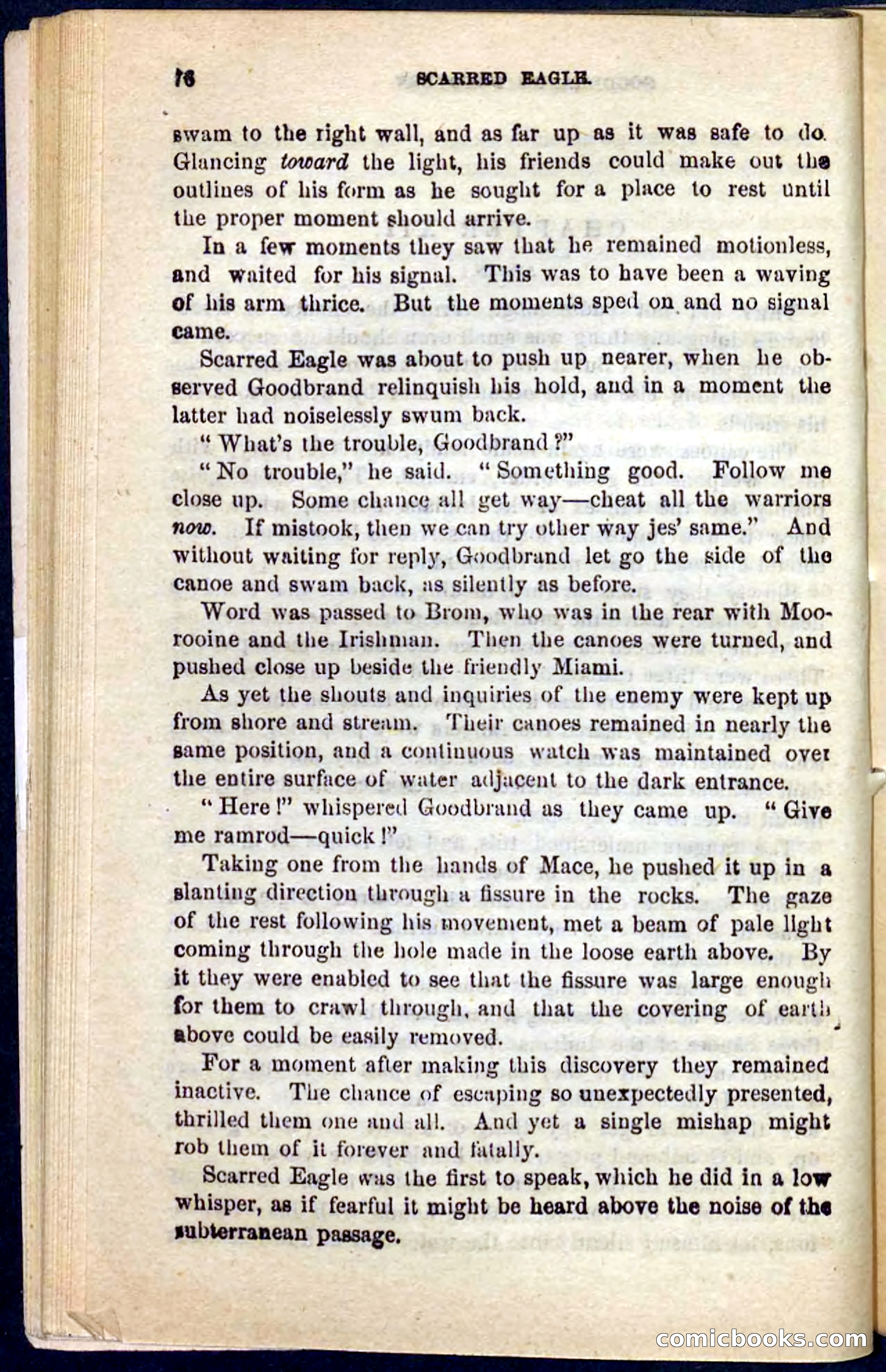 Beadle's Pocket Novels No. 104: Scarred Eagle — page 72 of 100