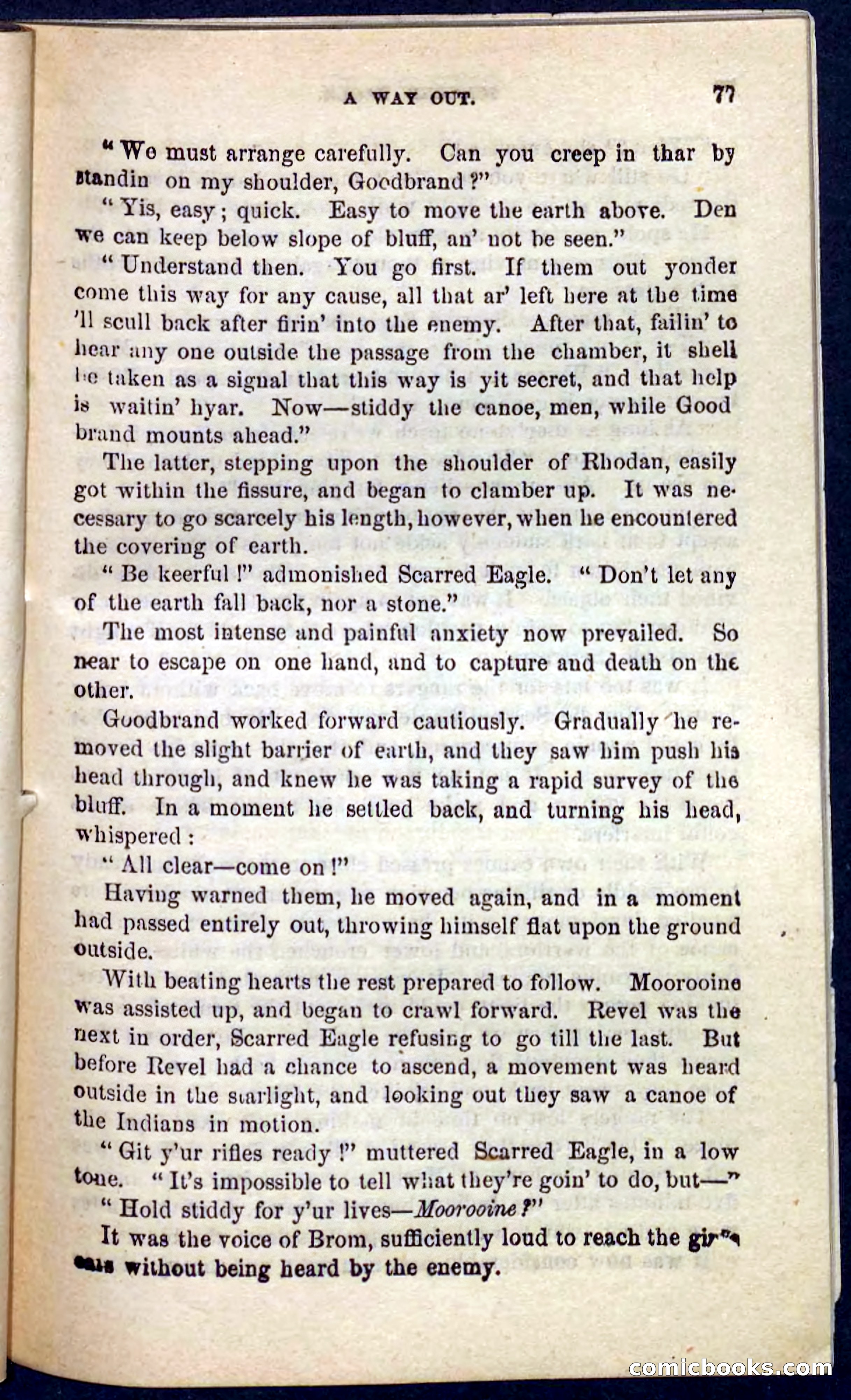 Beadle's Pocket Novels No. 104: Scarred Eagle — page 73 of 100