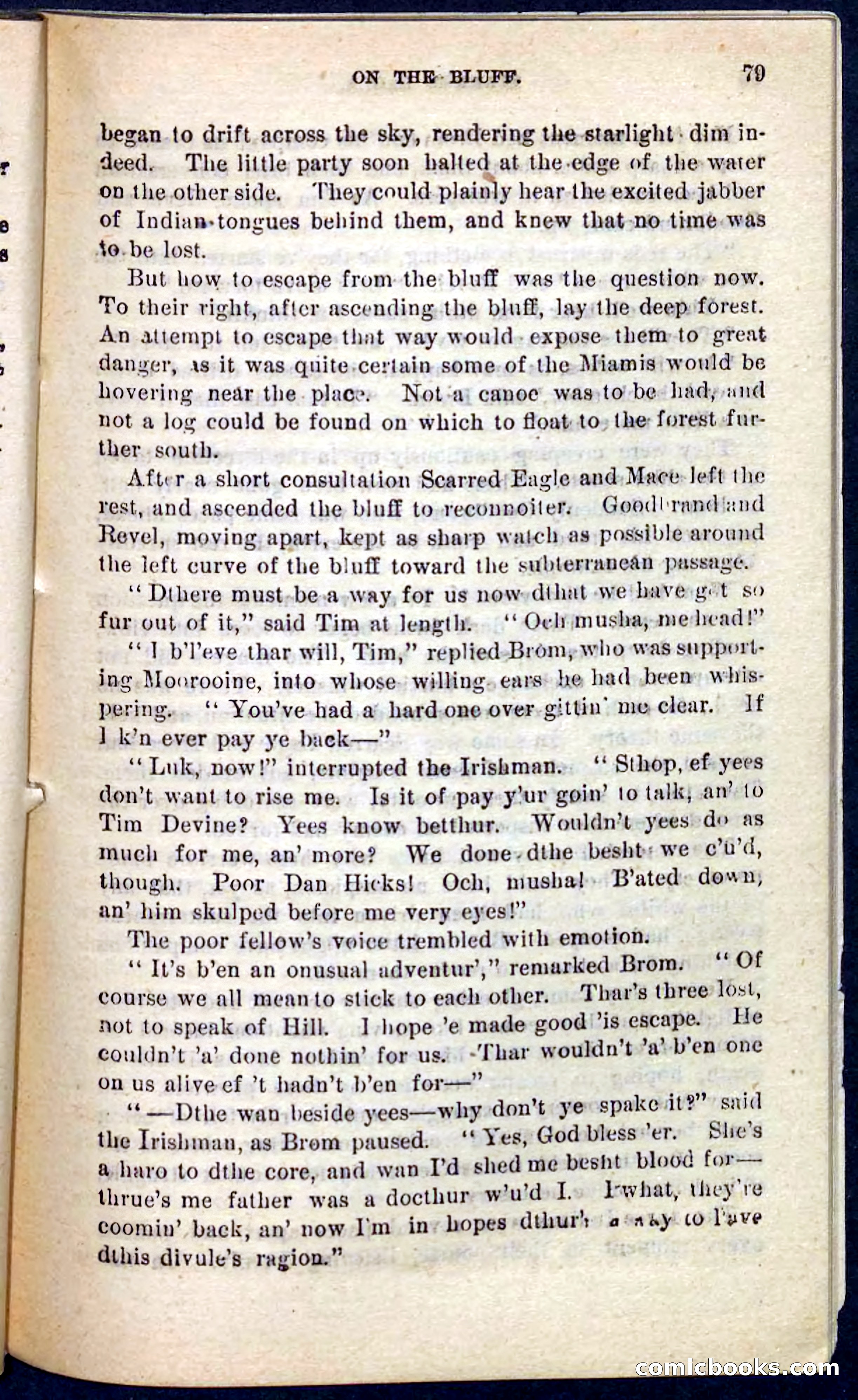 Beadle's Pocket Novels No. 104: Scarred Eagle — page 75 of 100