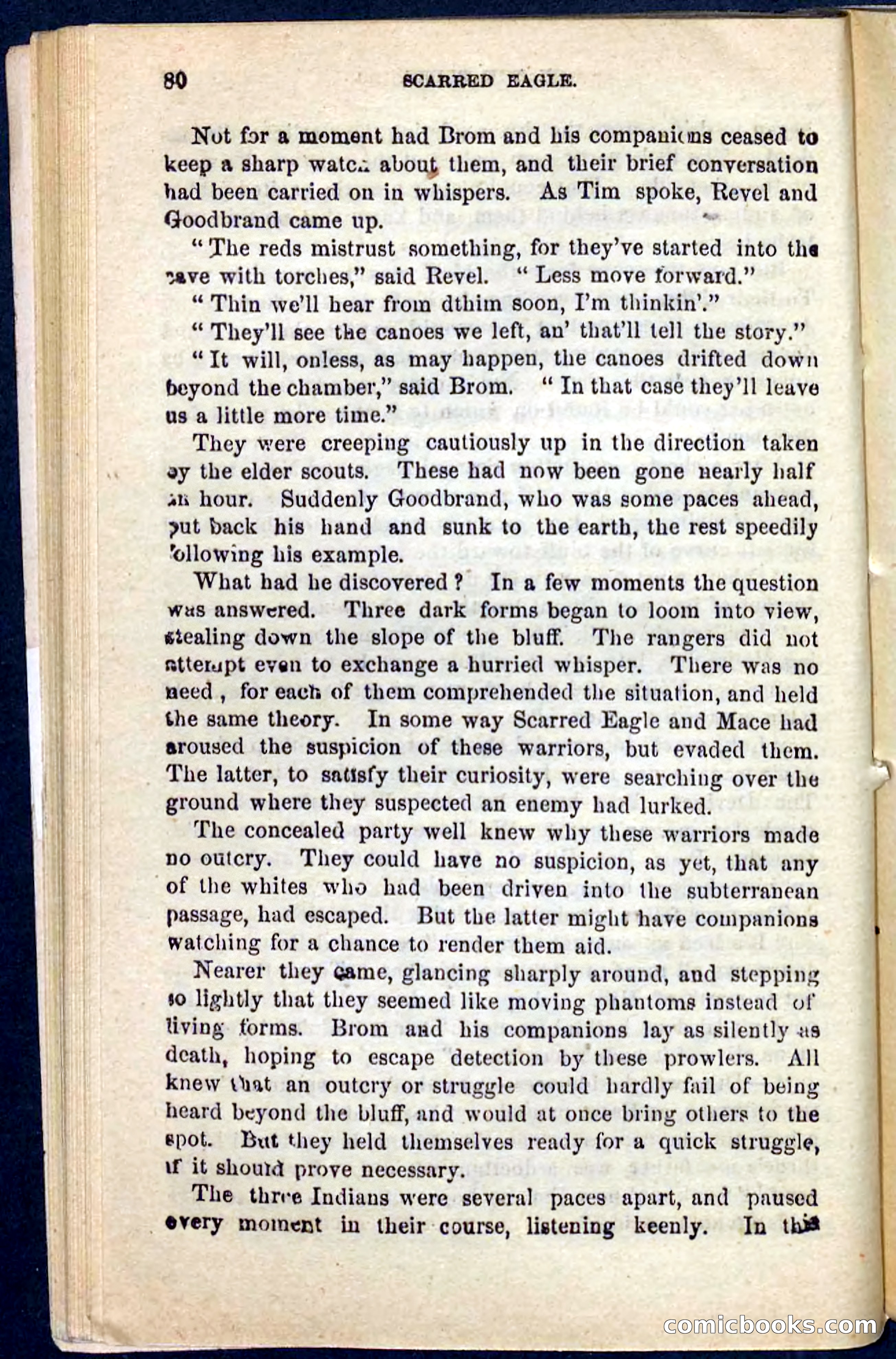 Beadle's Pocket Novels No. 104: Scarred Eagle — page 76 of 100